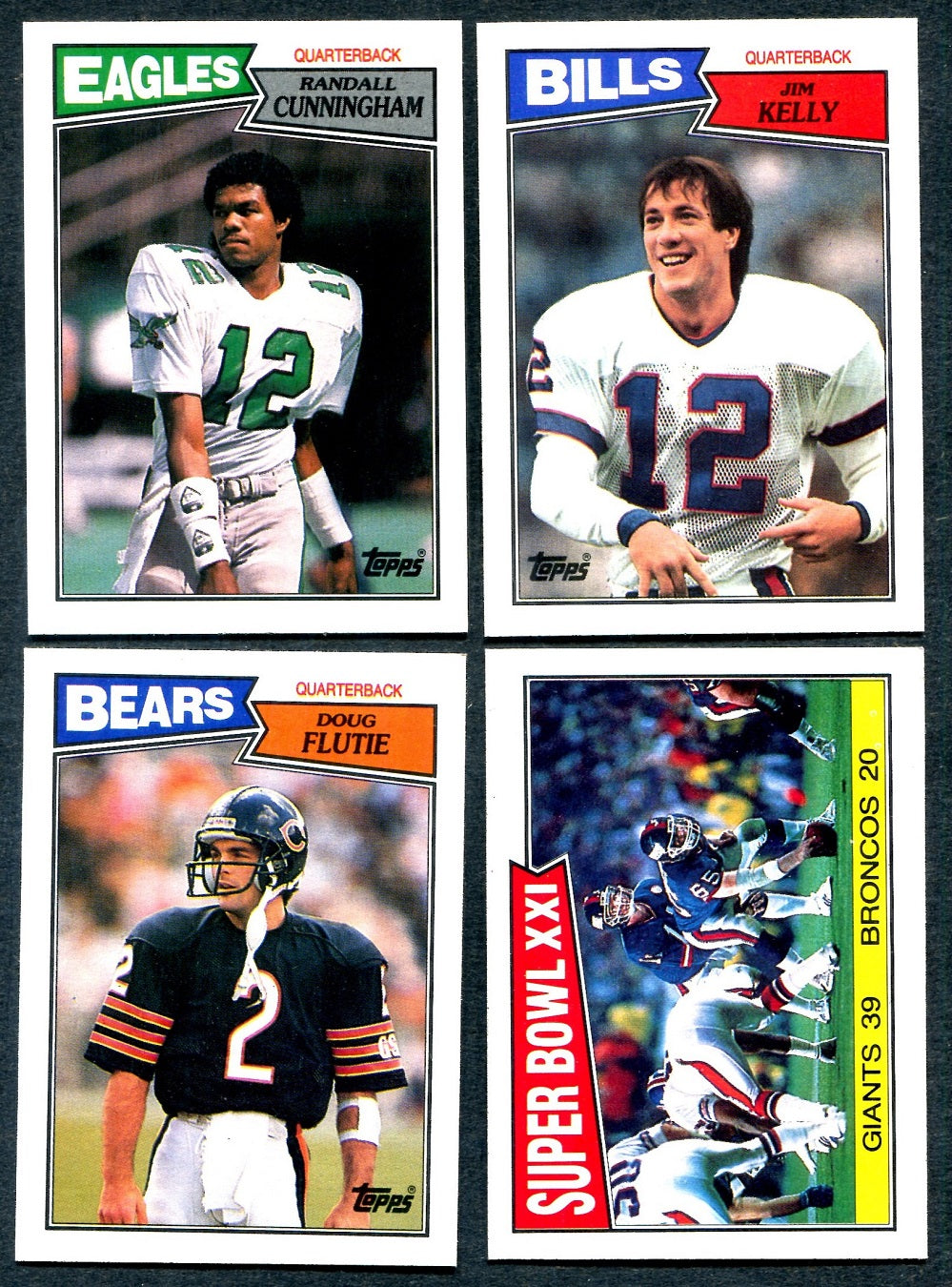 1987 Topps Football Complete Set NM (396) (24-537)