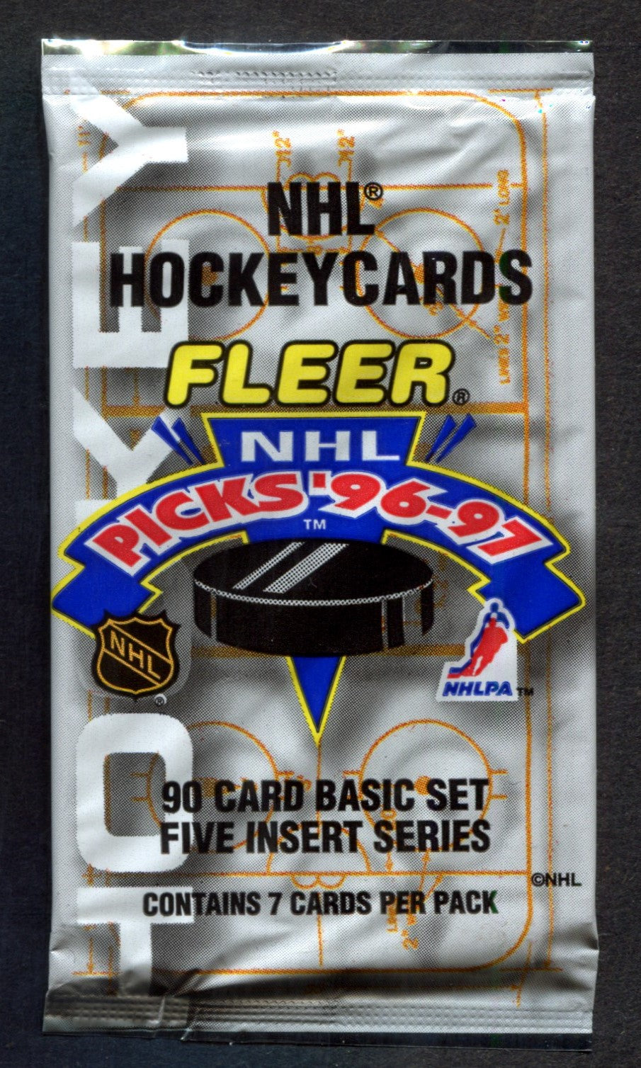 1996/97 Fleer Picks Hockey Unopened Pack (7)