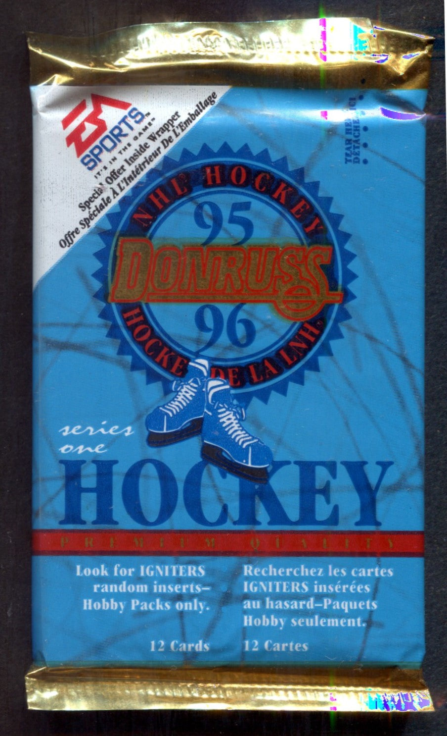 1995/96 Donruss Hockey Unopened Series 1 Pack (Hobby) (12)