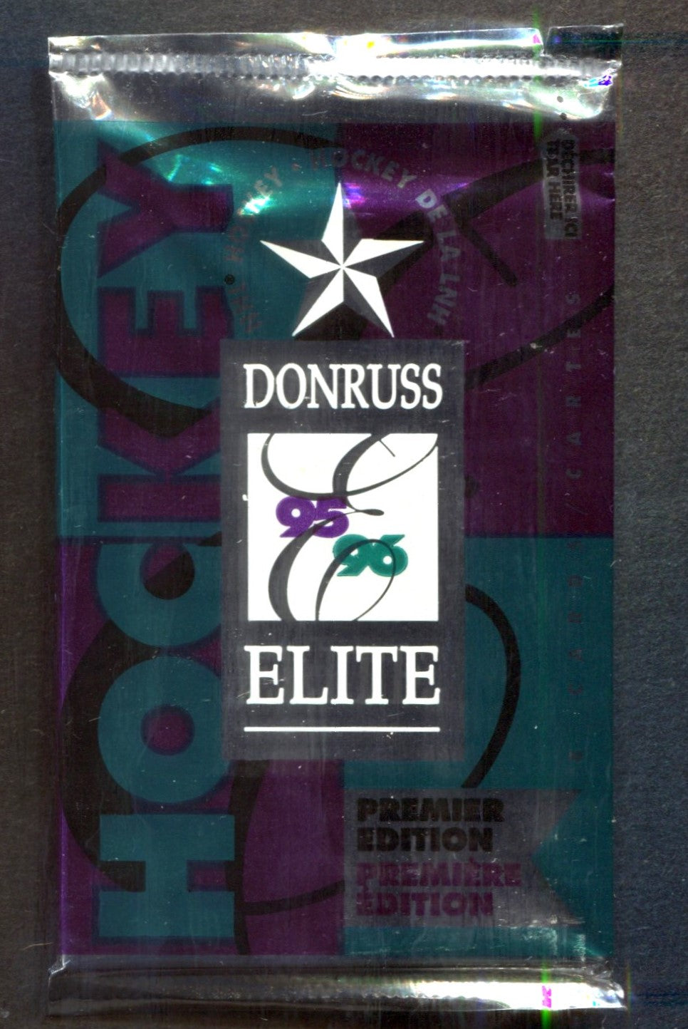 1995/96 Donruss Elite Hockey Unopened Pack (8)