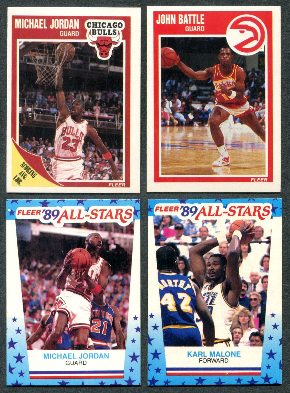 1989/90 Fleer Basketball Complete Set (w/ stickers) EX/MT NM (168/11) (24-569)