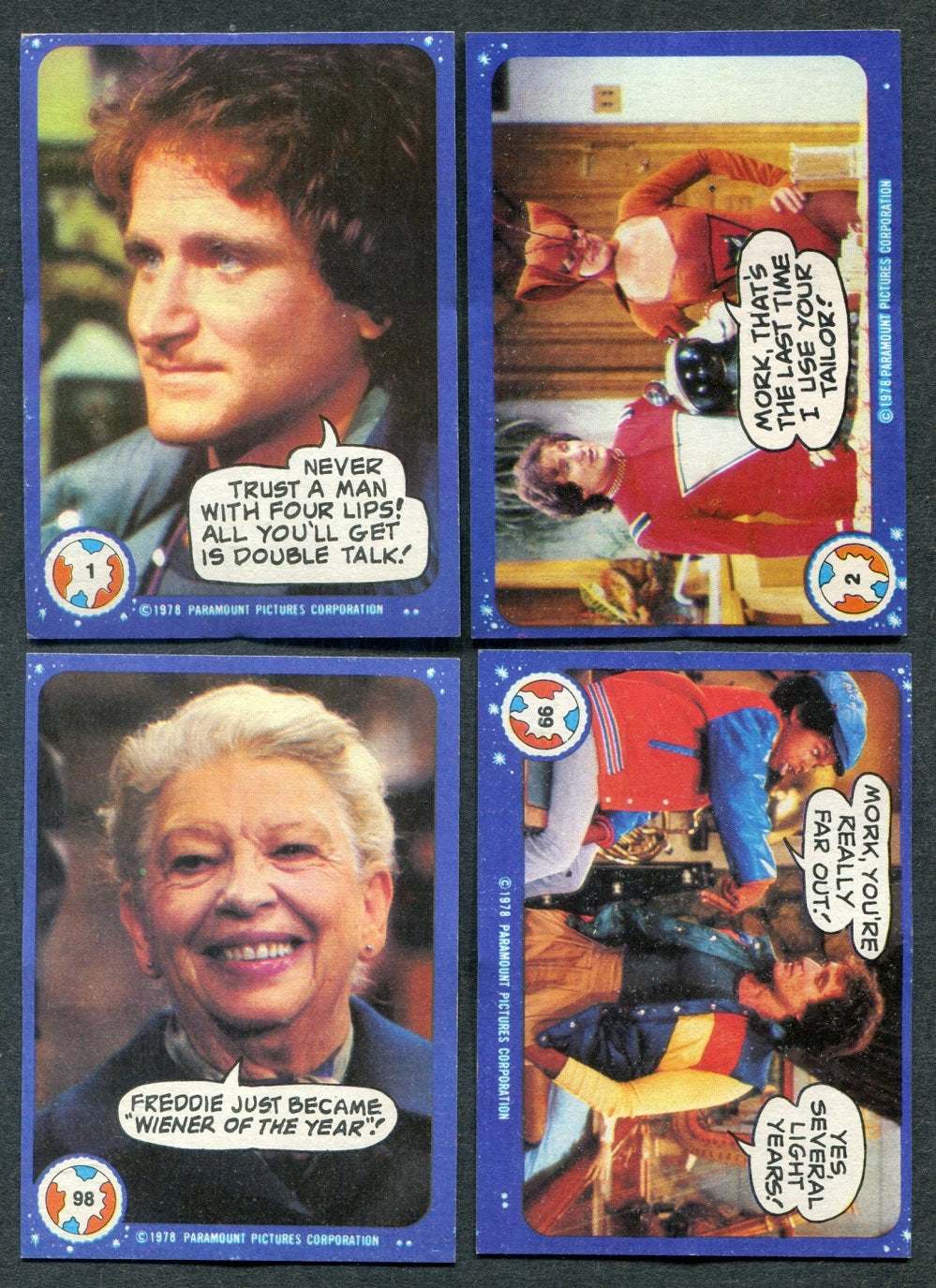 1978 Topps Mork & Mindy Complete Set (99) NM NM+