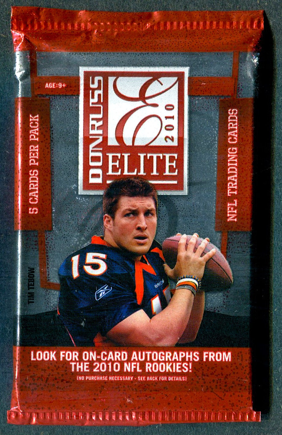 2010 Donruss Elite Football Unopened Pack (5)