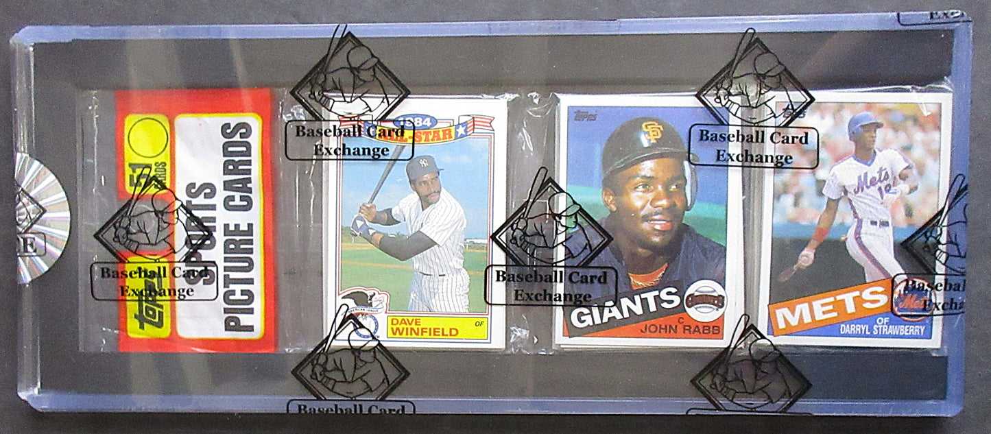 1985 Topps Baseball Unopened Rack Pack (BBCE) (Strawberry Top) (26116)