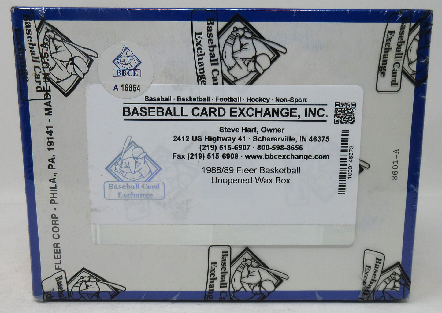 1988/89 Fleer Basketball Unopened Wax Box (BBCE) (A16854)