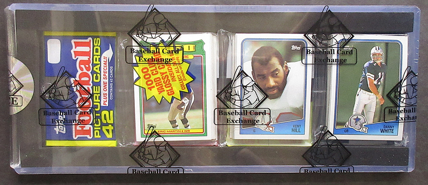 1988 Topps Football Unopened Rack Pack (BBCE) (Bo Jackson Back) (26114)