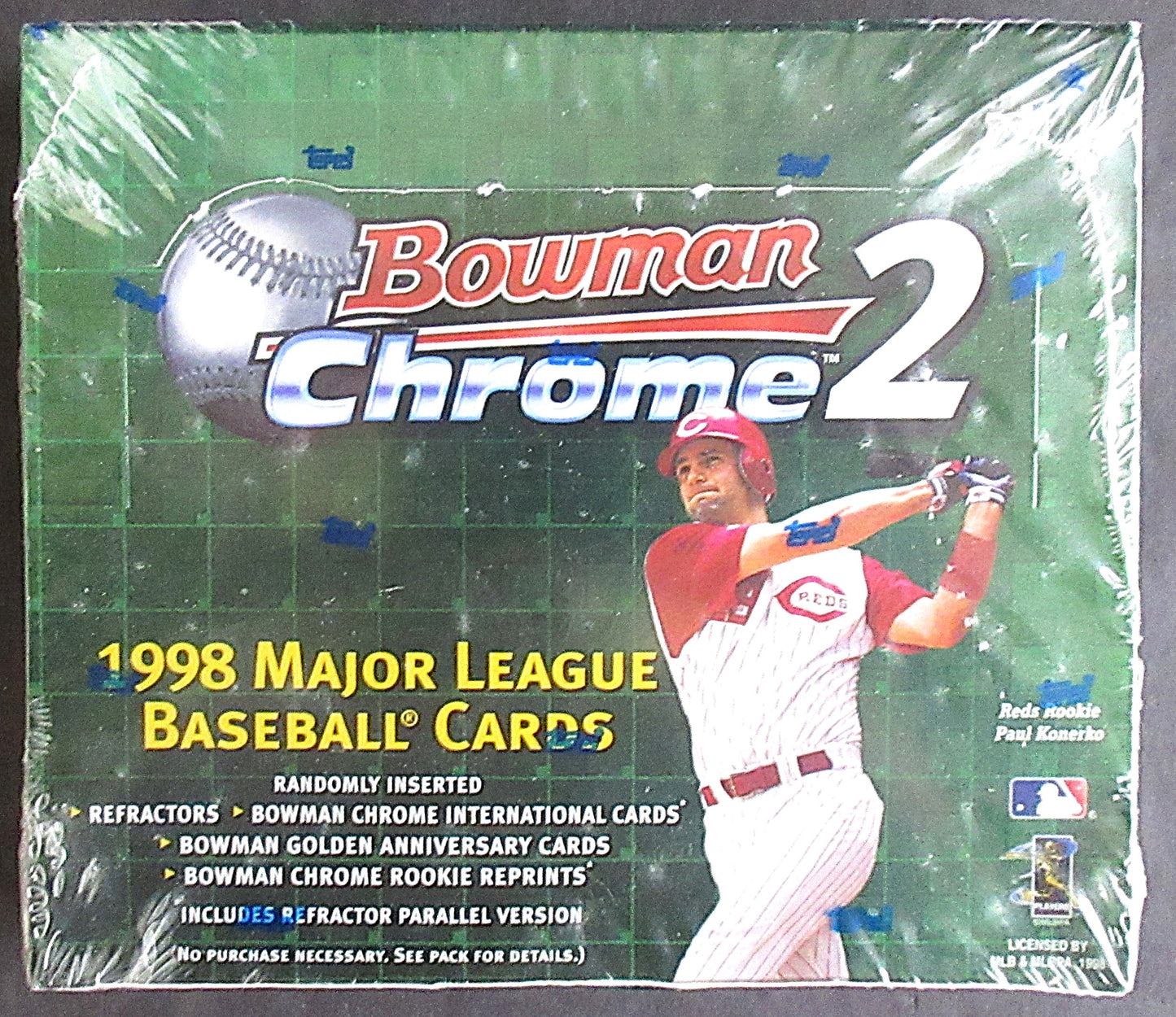 1998 Bowman Chrome Baseball Unopened Series 2 Box (Retail) (20/4)