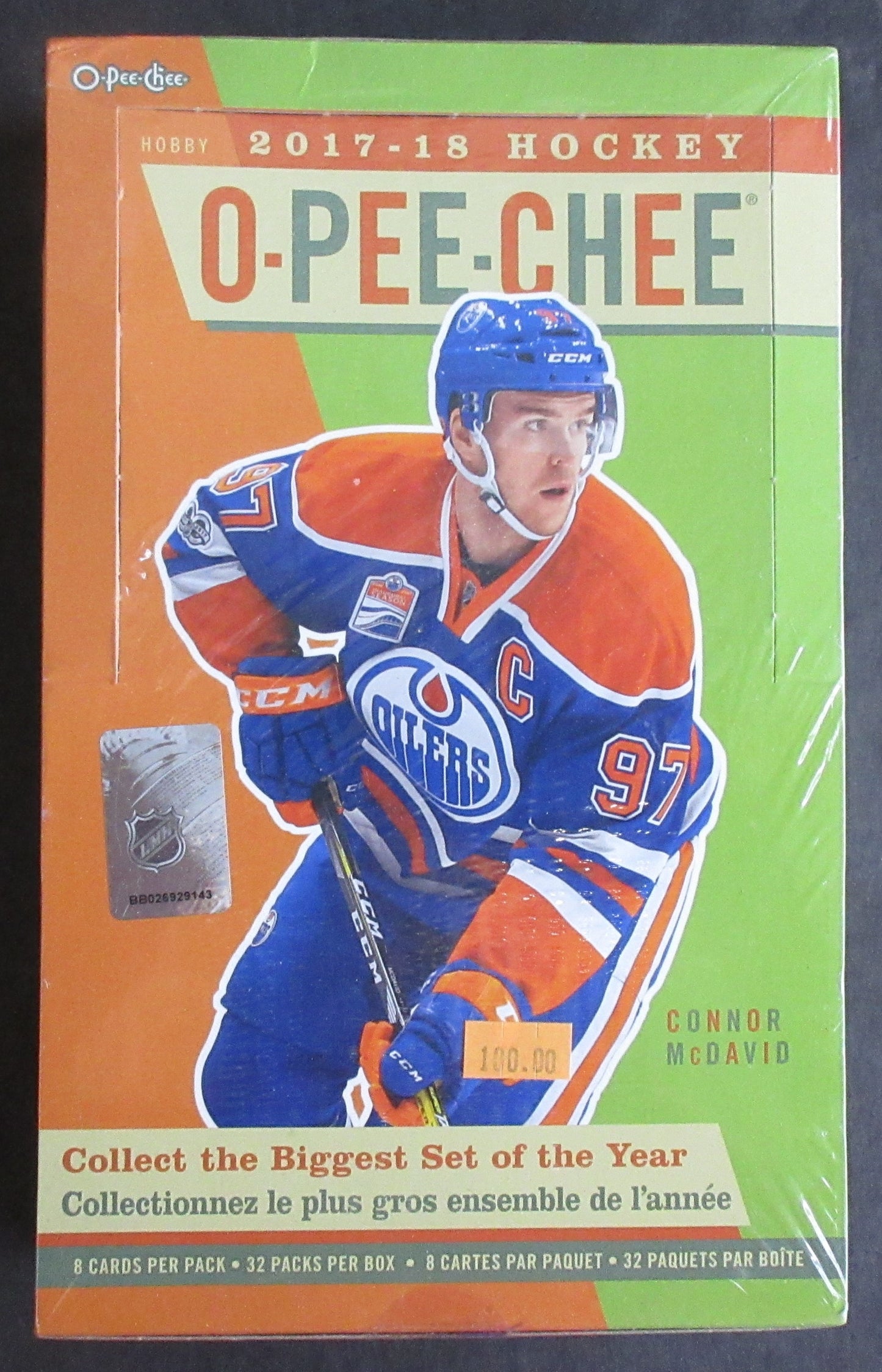 2017/18 OPC O-Pee-Chee Hockey Box (Hobby) (32/8)
