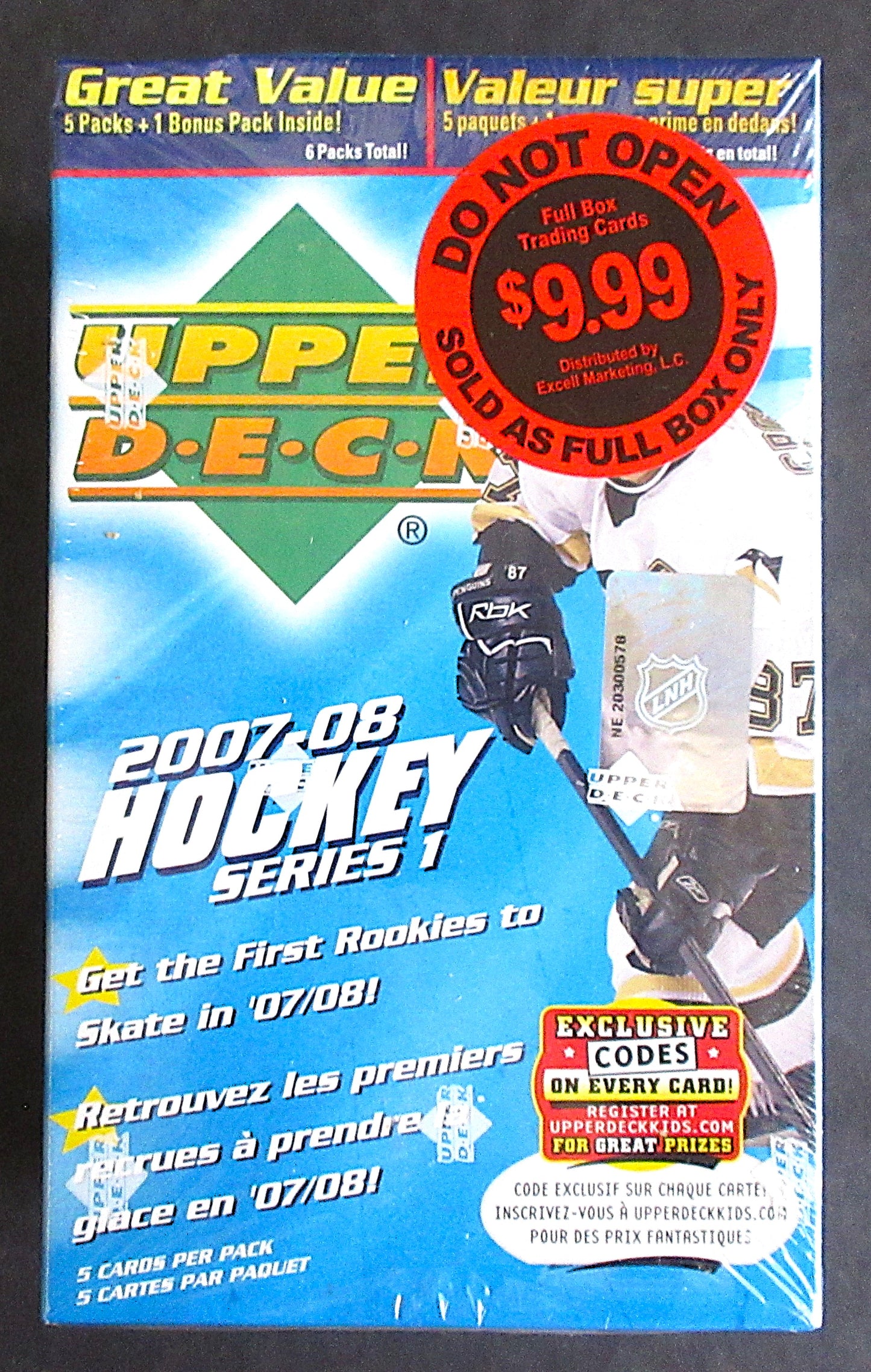 2007/08 Upper Deck Hockey Series 1 Blaster Box (6/5)
