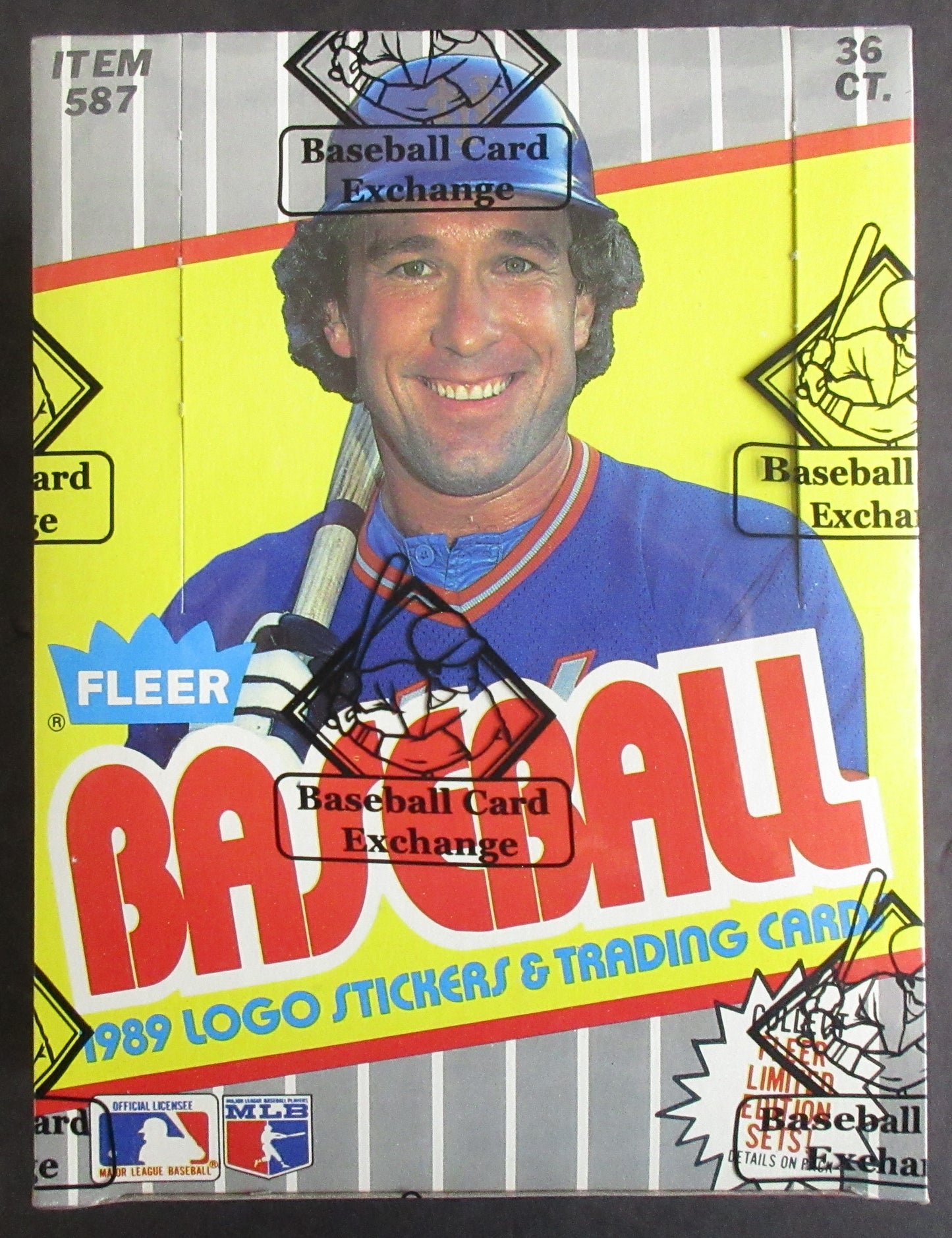 1989 Fleer Baseball Unopened Wax Box (FASC) (Code 83621)