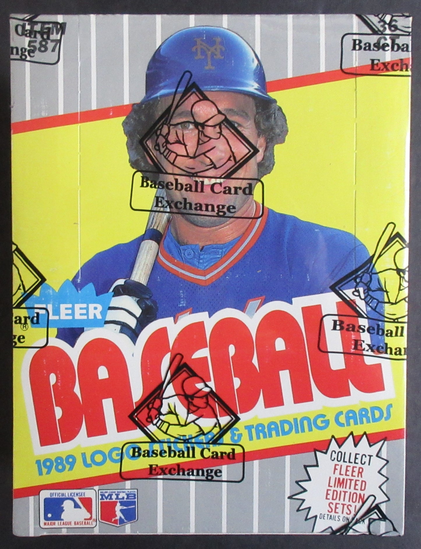 1989 Fleer Baseball Unopened Wax Box (FASC) (Code 91631)