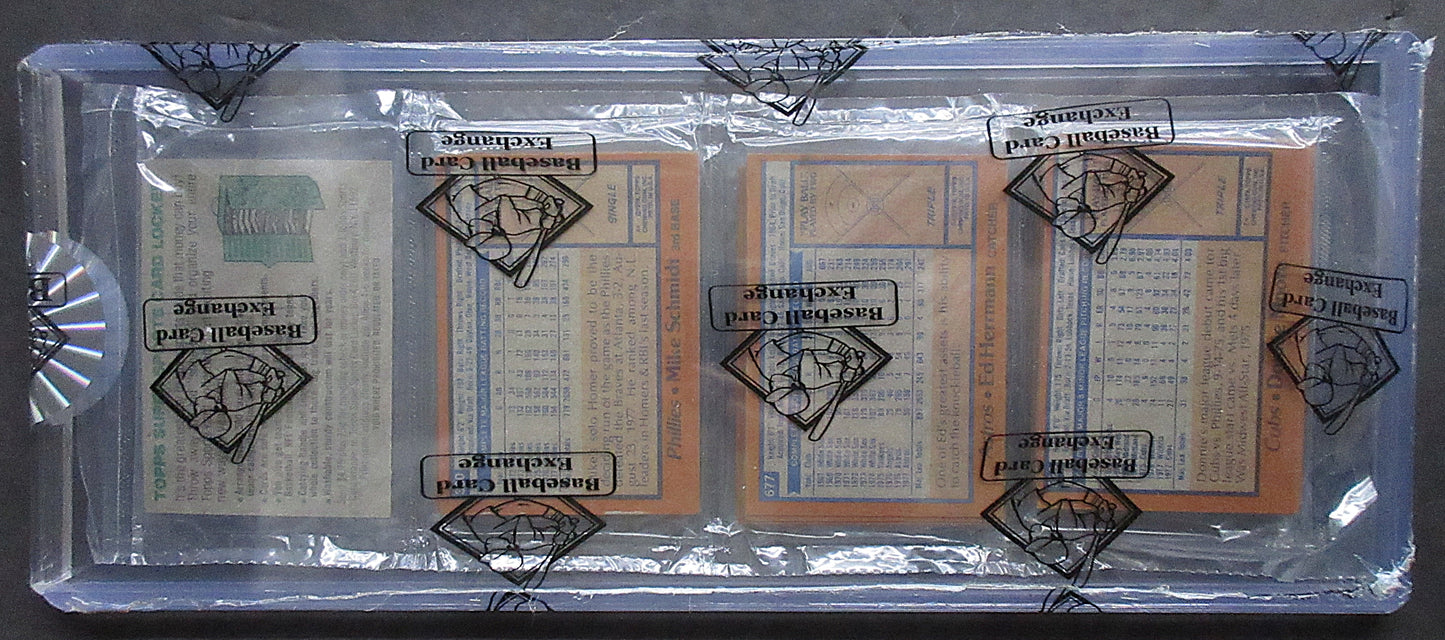1978 Topps Baseball Unopened Rack Pack (BBCE) (M. Schmidt Back) (26196)