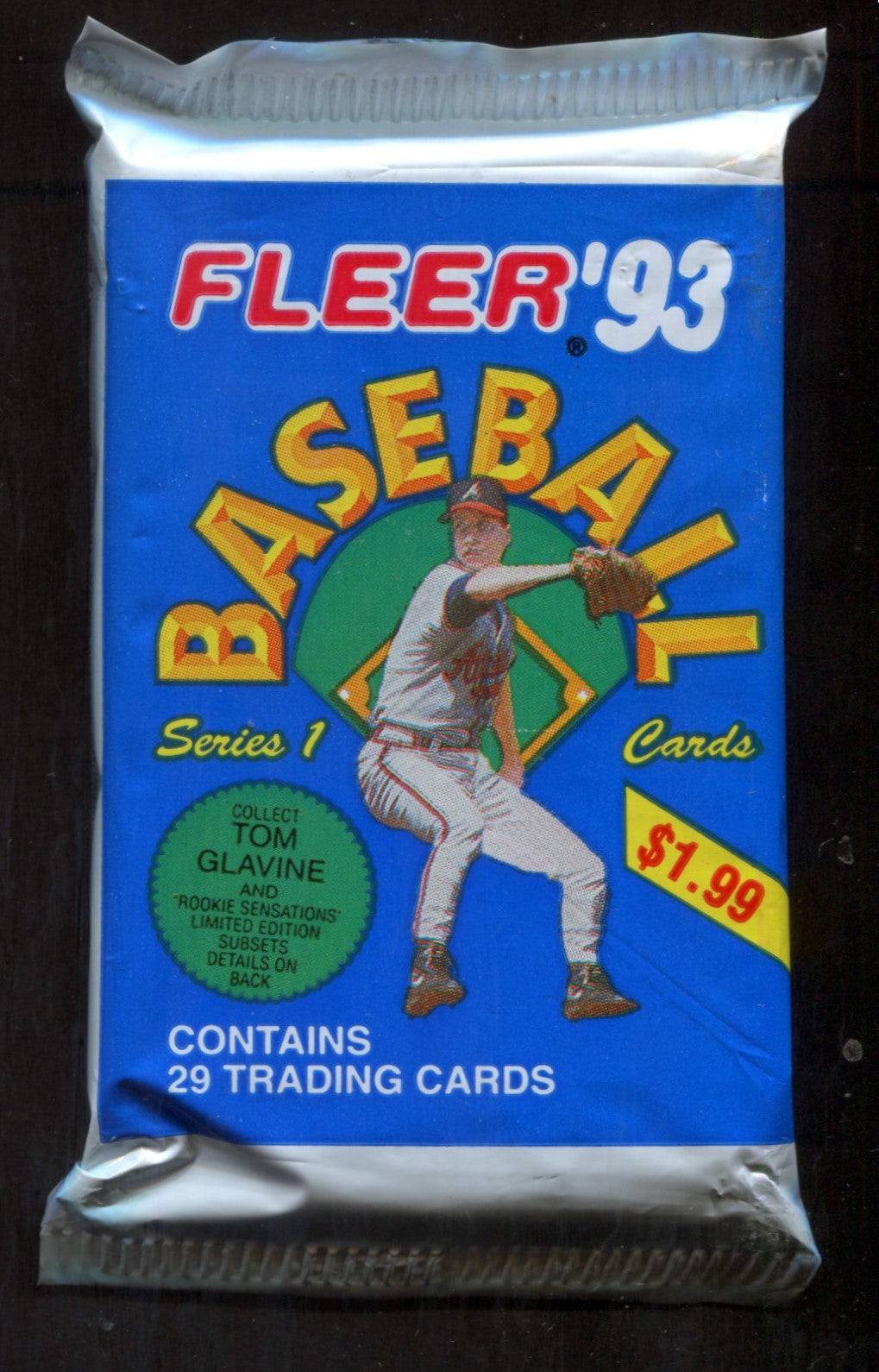 1993 Fleer Baseball Unopened Series 1 Jumbo Pack (Pre-Priced) (29)