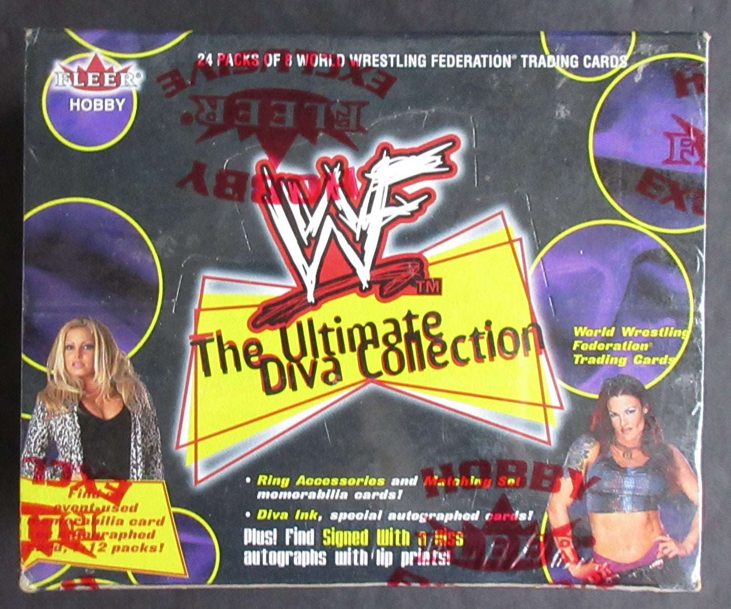 2001 Fleer WWF Ultimate Diva Collection Box (24/8)