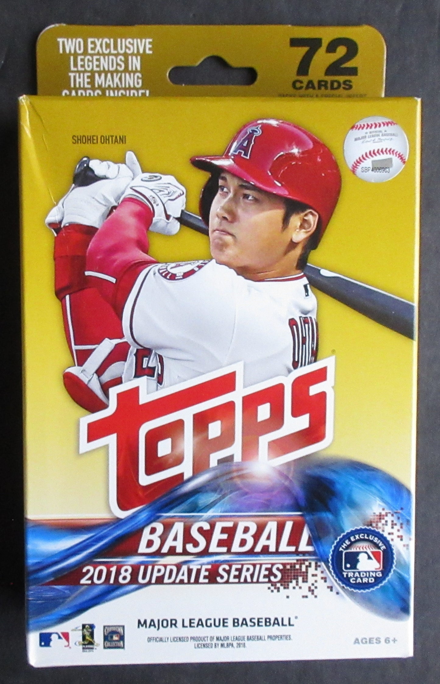 2018 Topps Baseball Update Series Hanger Box (72)