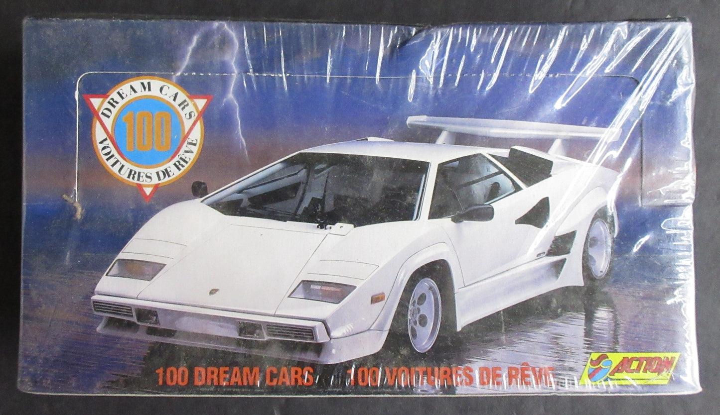 1991 Panini Action Dream Cars 1st Edition Box