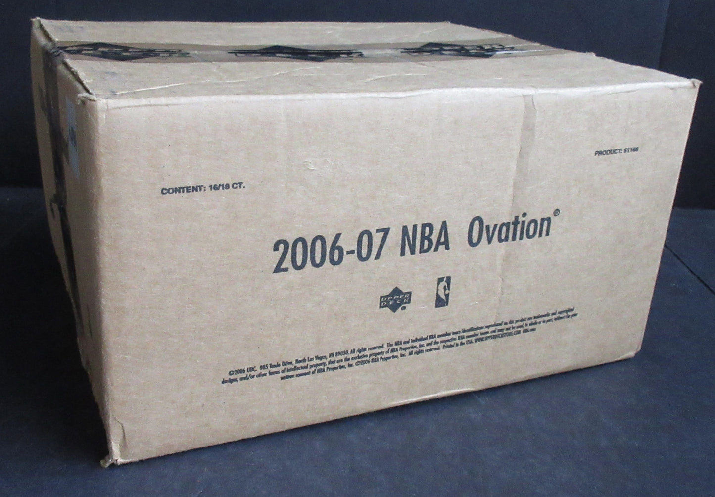 2006/07 Upper Deck Ovation Basketball Case (Hobby) (16 Box)