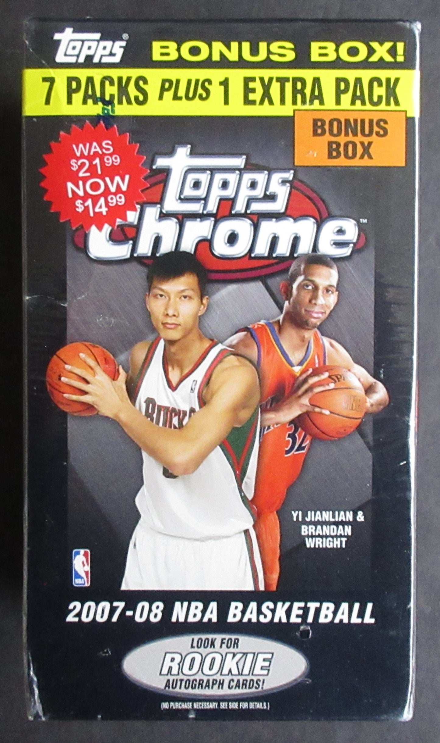 2007/08 Topps Chrome Basketball Blaster Box (8/4)