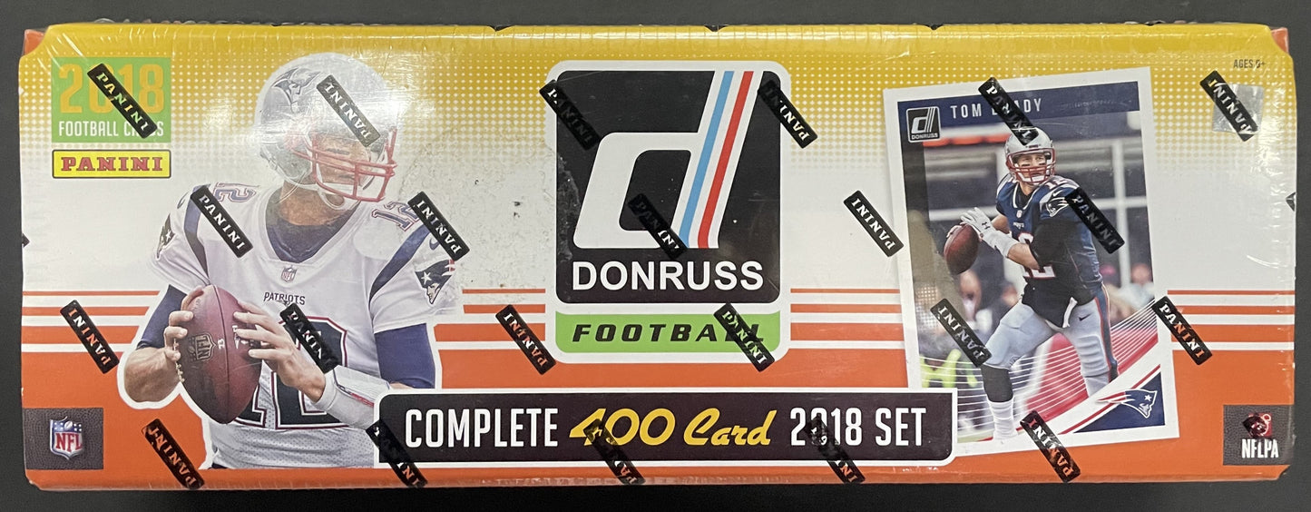 2018 Panini Donruss Football Factory Set (Orange) (Retail) (400)