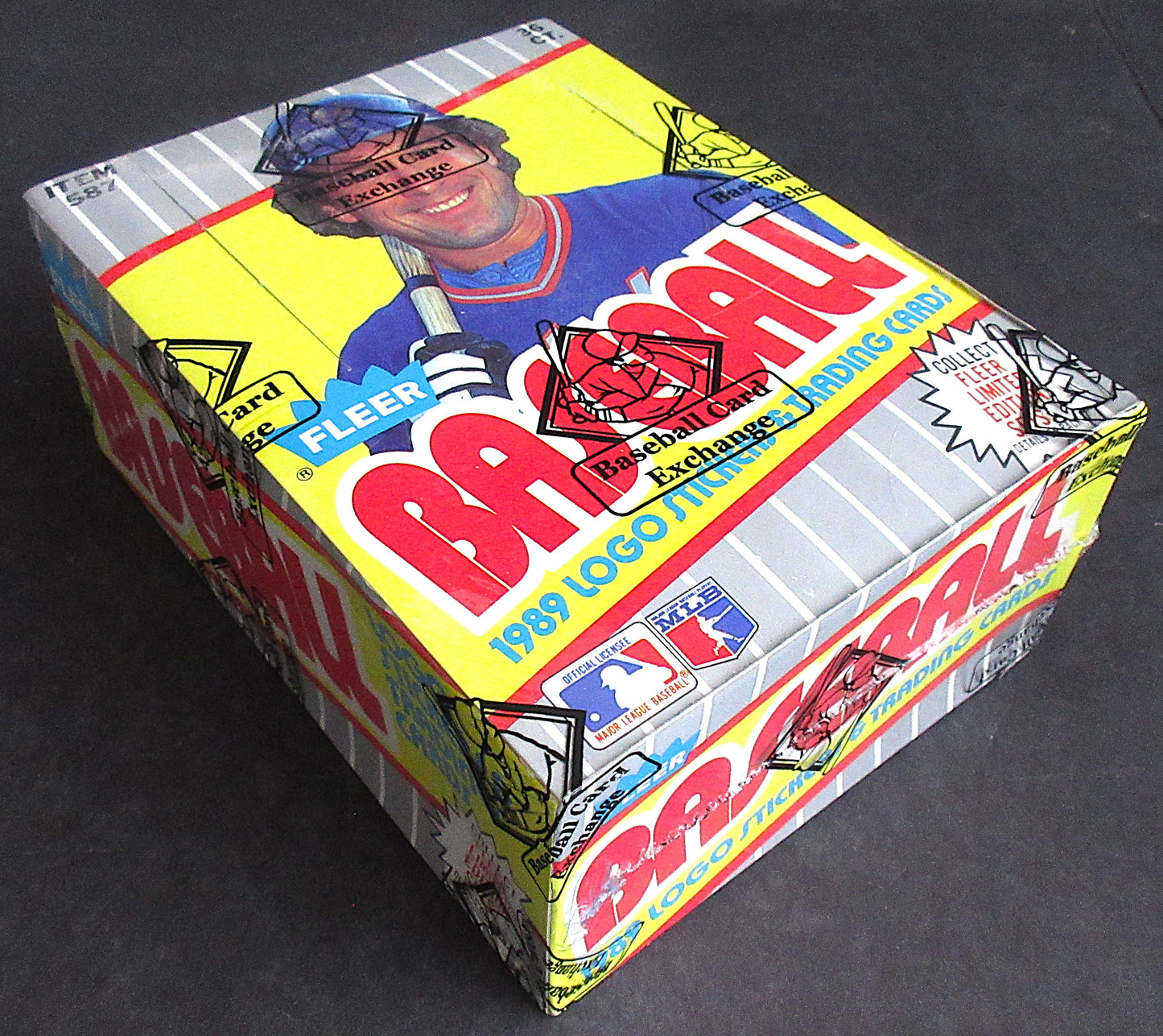 1989 Fleer Baseball Unopened Wax Box (FASC) (Code 90342)