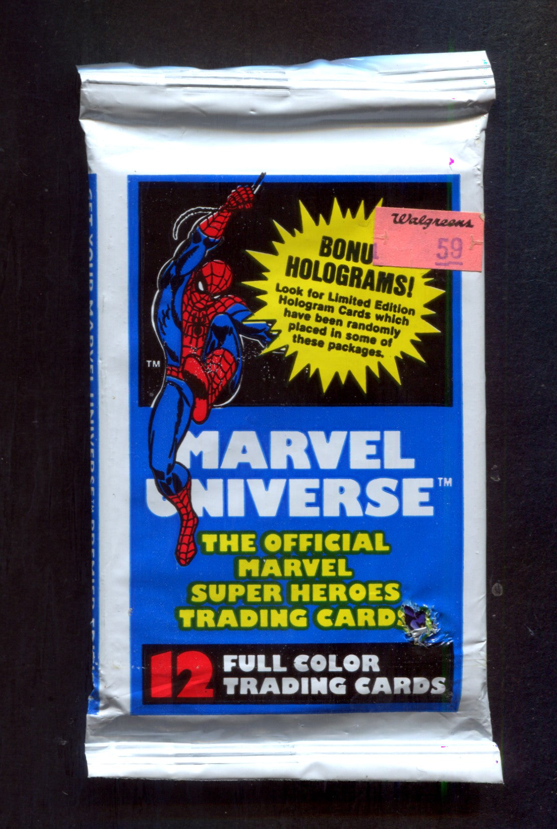 1990 Impel Marvel Universe Unopened Series 1 Pack (PS) (12)