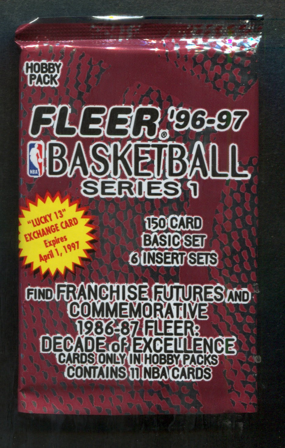 1996/97 Fleer Basketball Unopened Series 1 Pack (11) (Hobby)