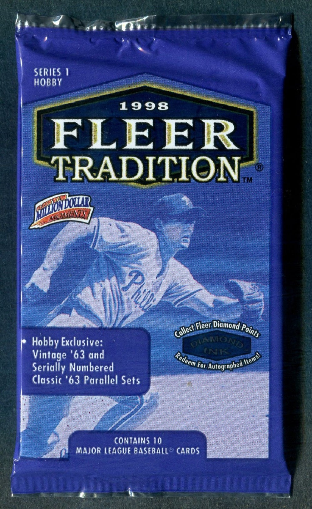 1998 Fleer Tradition Baseball Unopened Series 1 Pack (Hobby) (10)