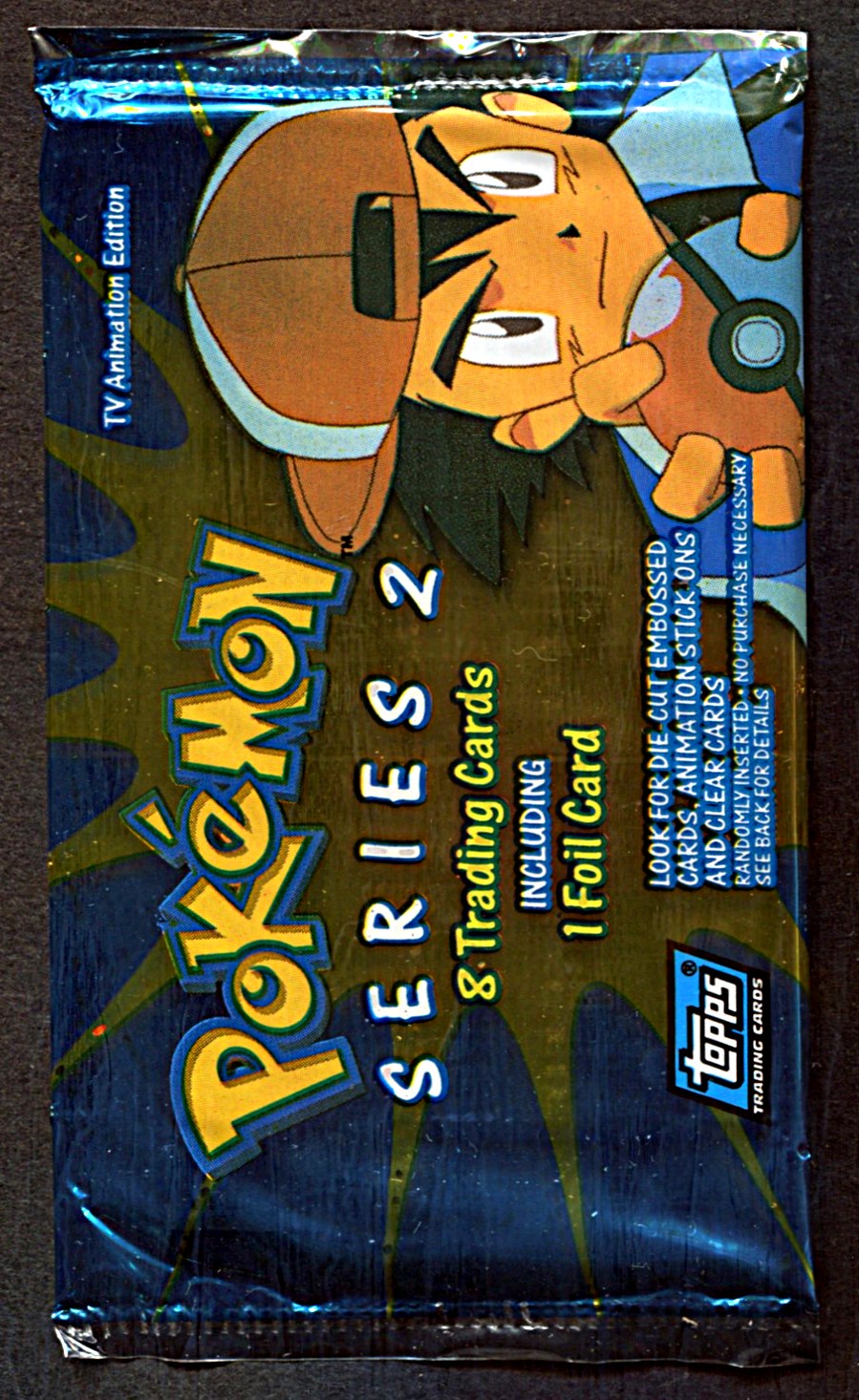 1999 Topps Pokemon Unopened Series 2 Pack (8)