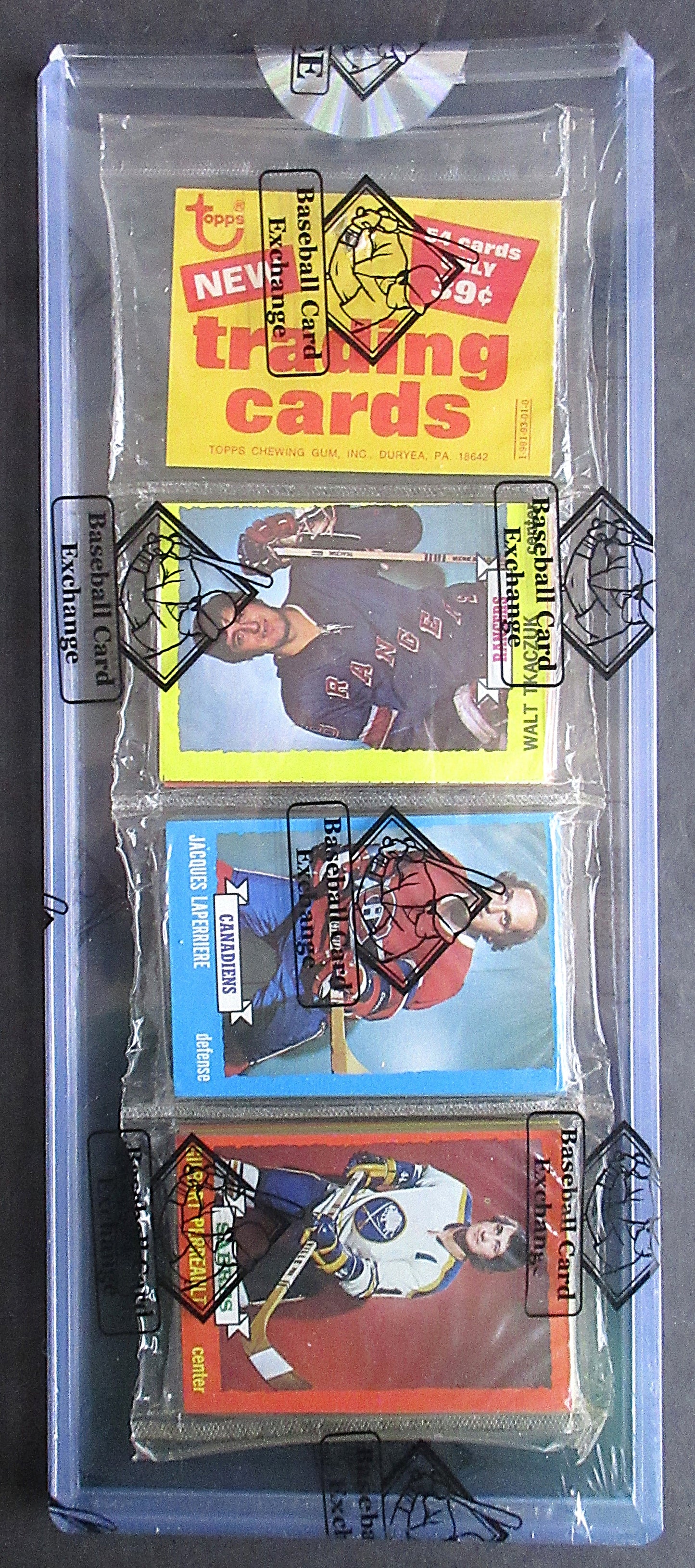 1973/74 Topps Hockey Unopened Rack Pack (BBCE) (26444)