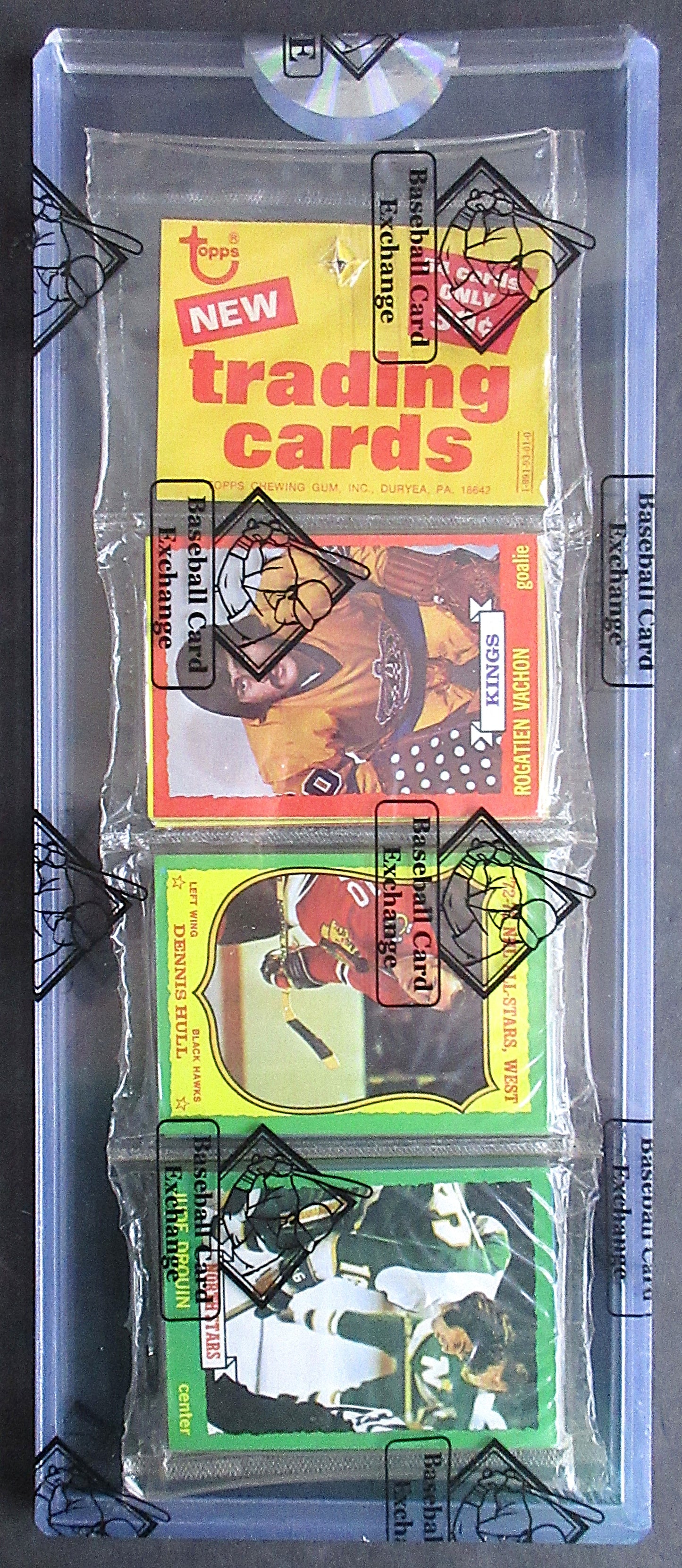1973/74 Topps Hockey Unopened Rack Pack (BBCE) (26445)
