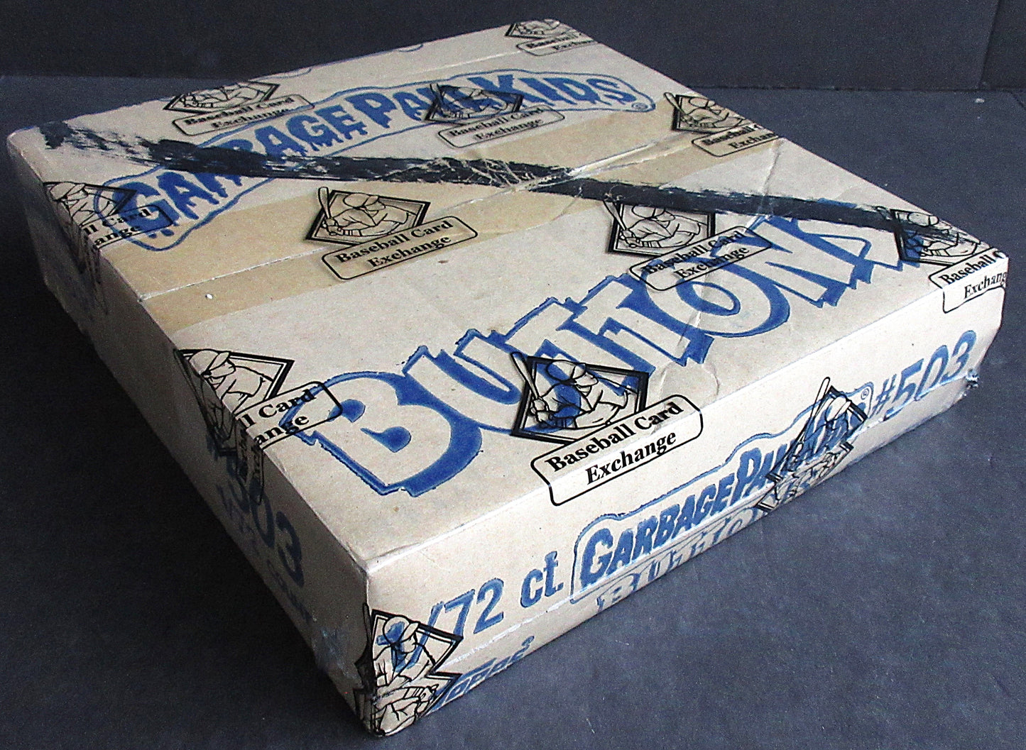 1986 Topps Garbage Pail Kids Buttons Box (72 Count) (BBCE)