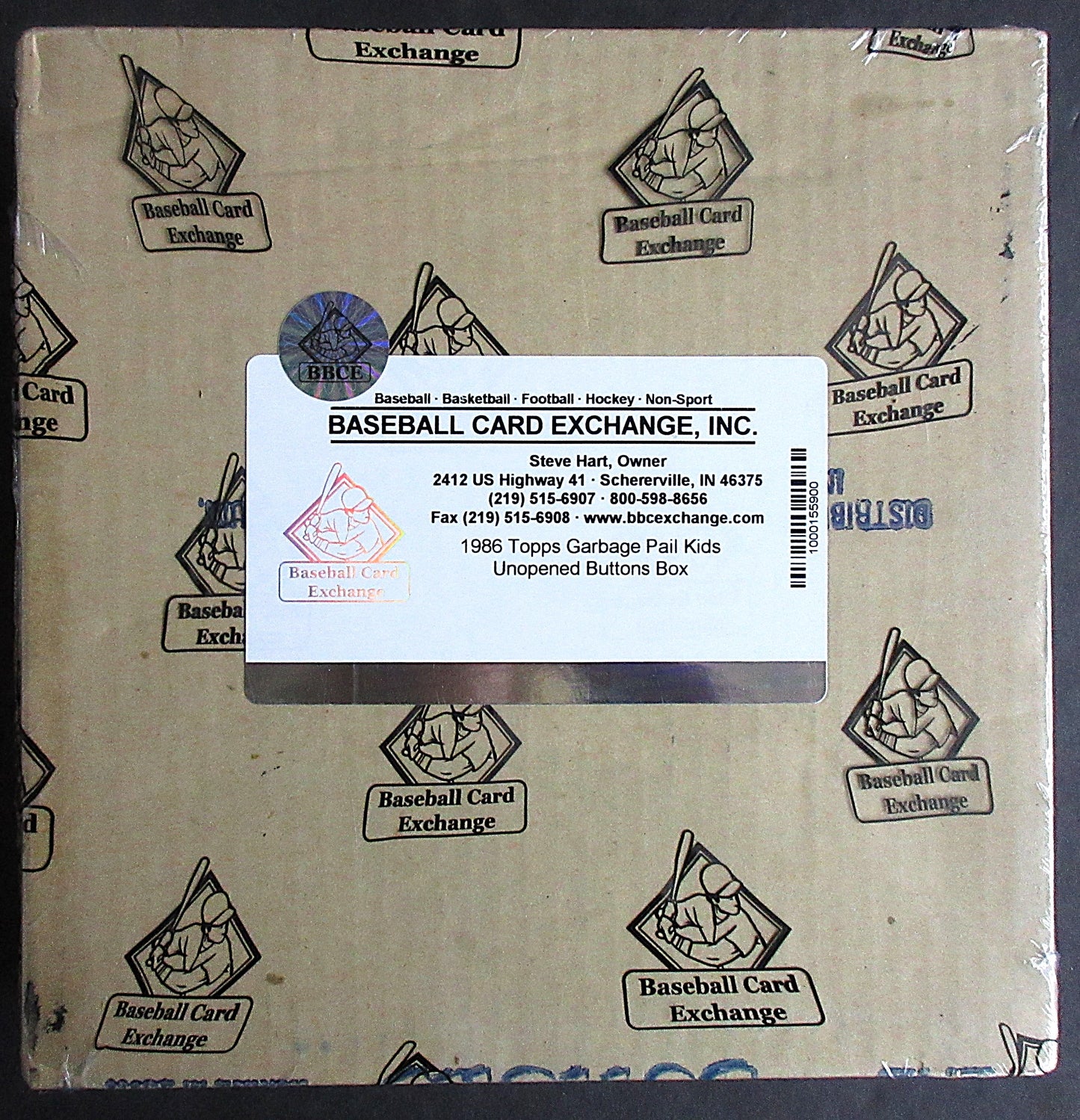 1986 Topps Garbage Pail Kids Buttons Box (72 Count) (BBCE)
