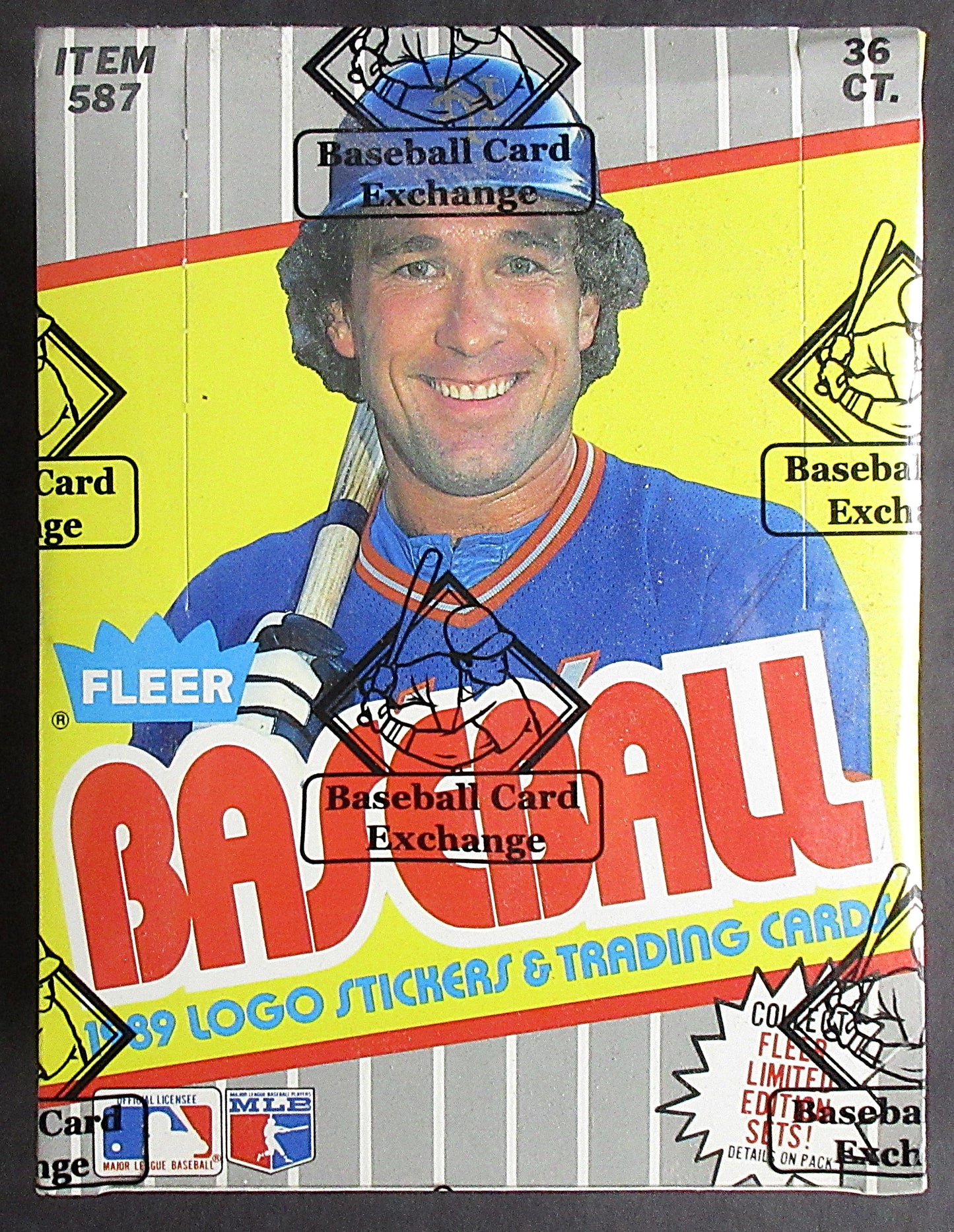 1989 Fleer Baseball Unopened Wax Box (FASC) (Code 91282)