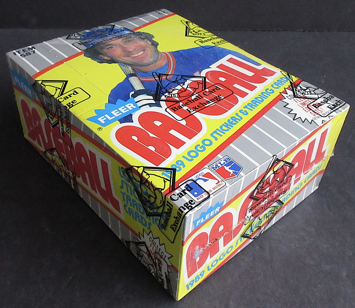 1989 Fleer Baseball Unopened Wax Box (FASC) (Code 91282)