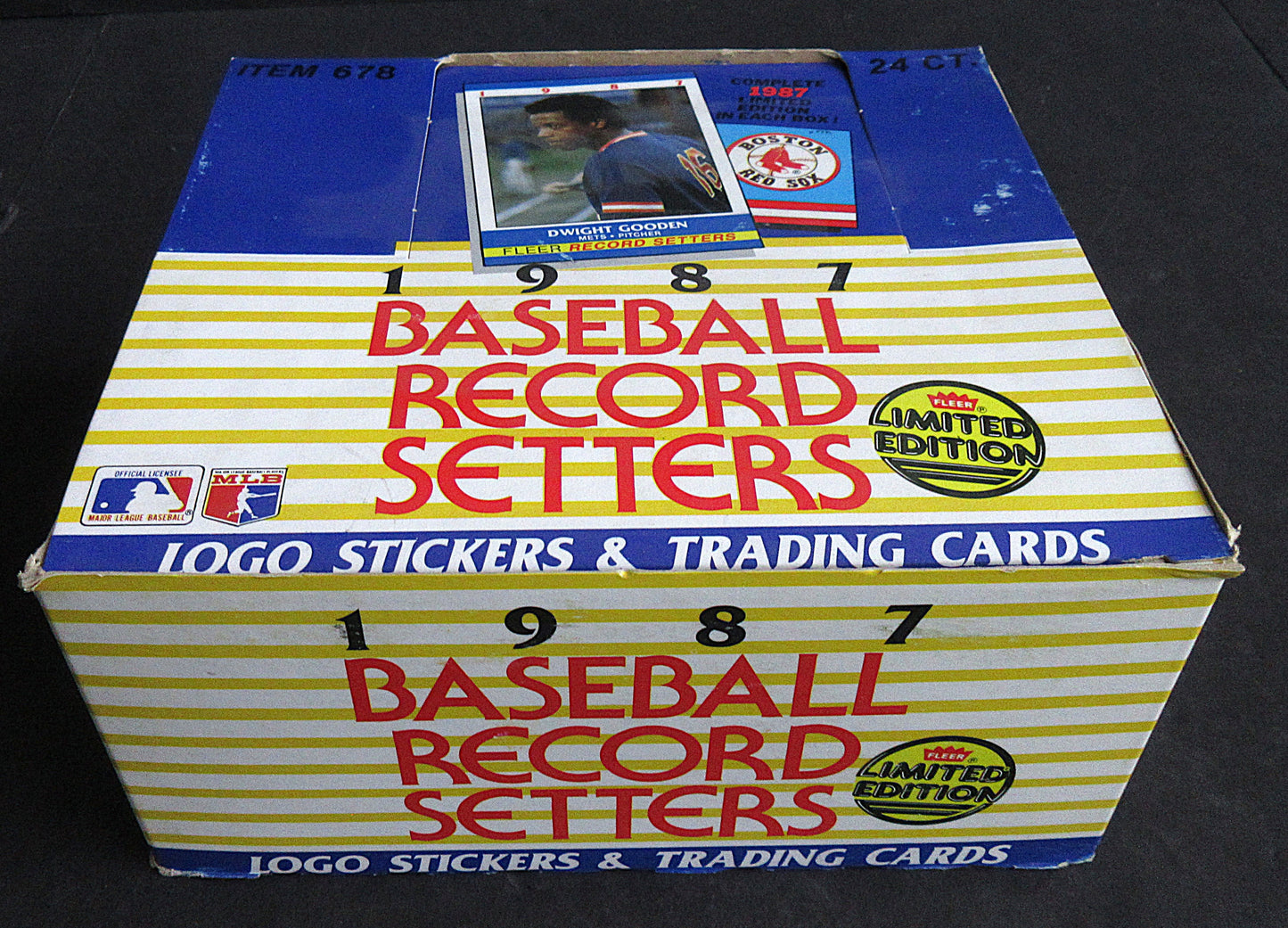 1987 Fleer Baseball Record Setters Factory Set Box (24/44)