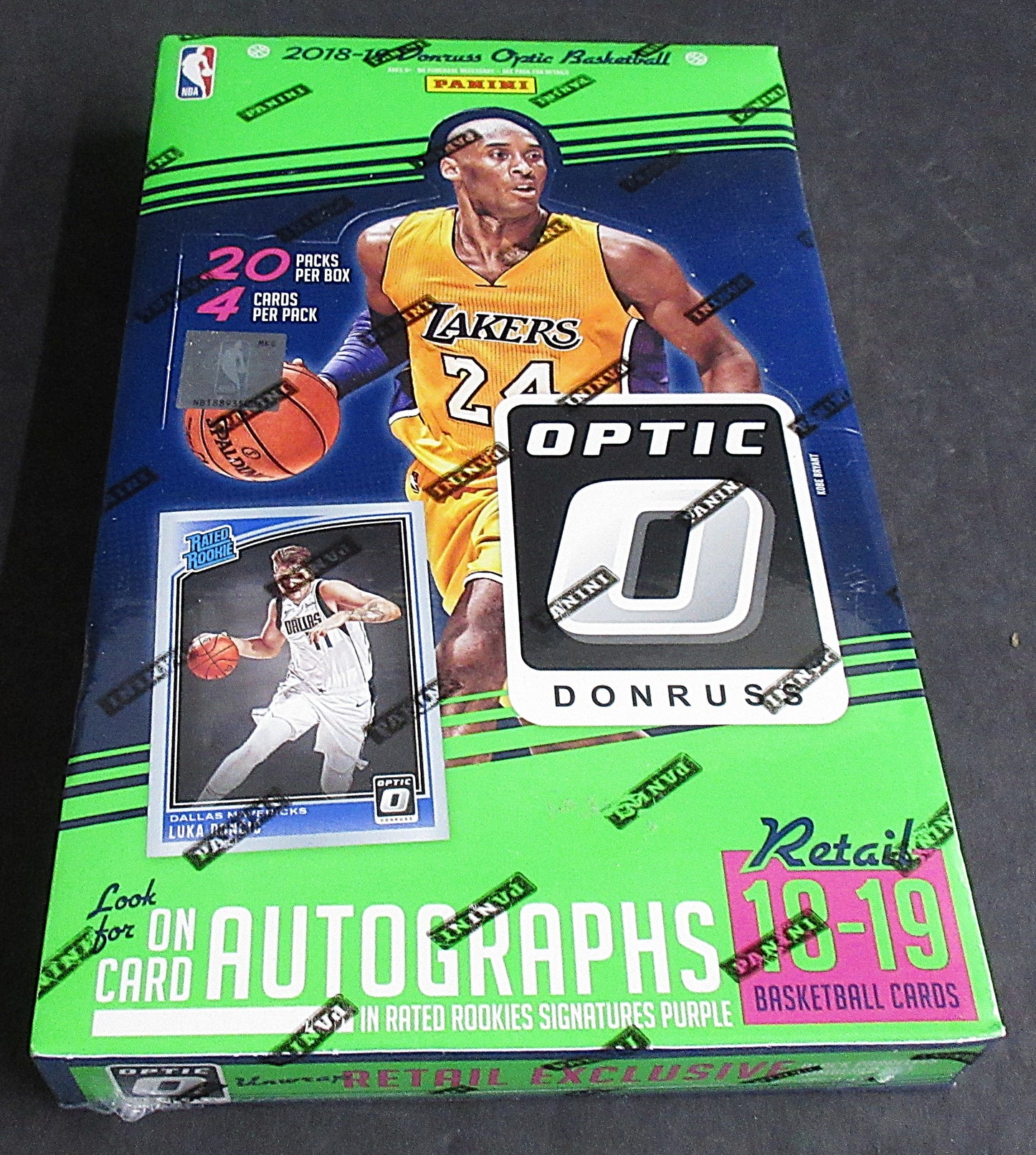 2018/19 Panini Donruss Optic Basketball Box (Retail) (20/4)