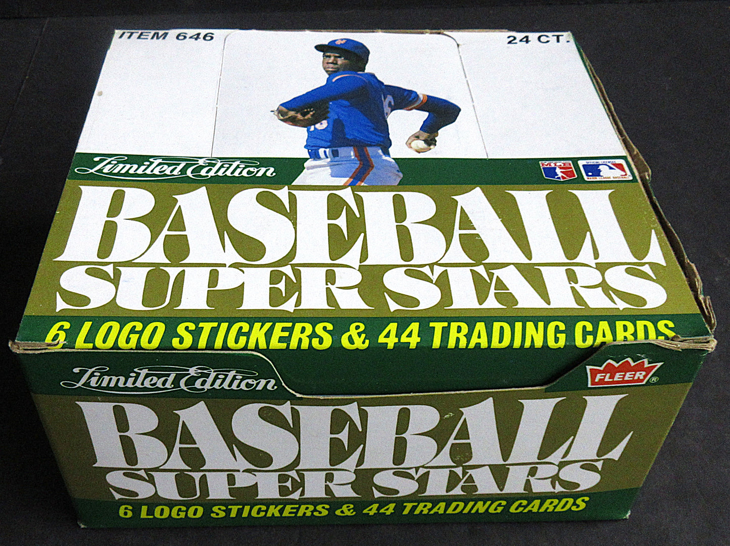 1986 Fleer Baseball Superstars Factory Set Box (24/44)