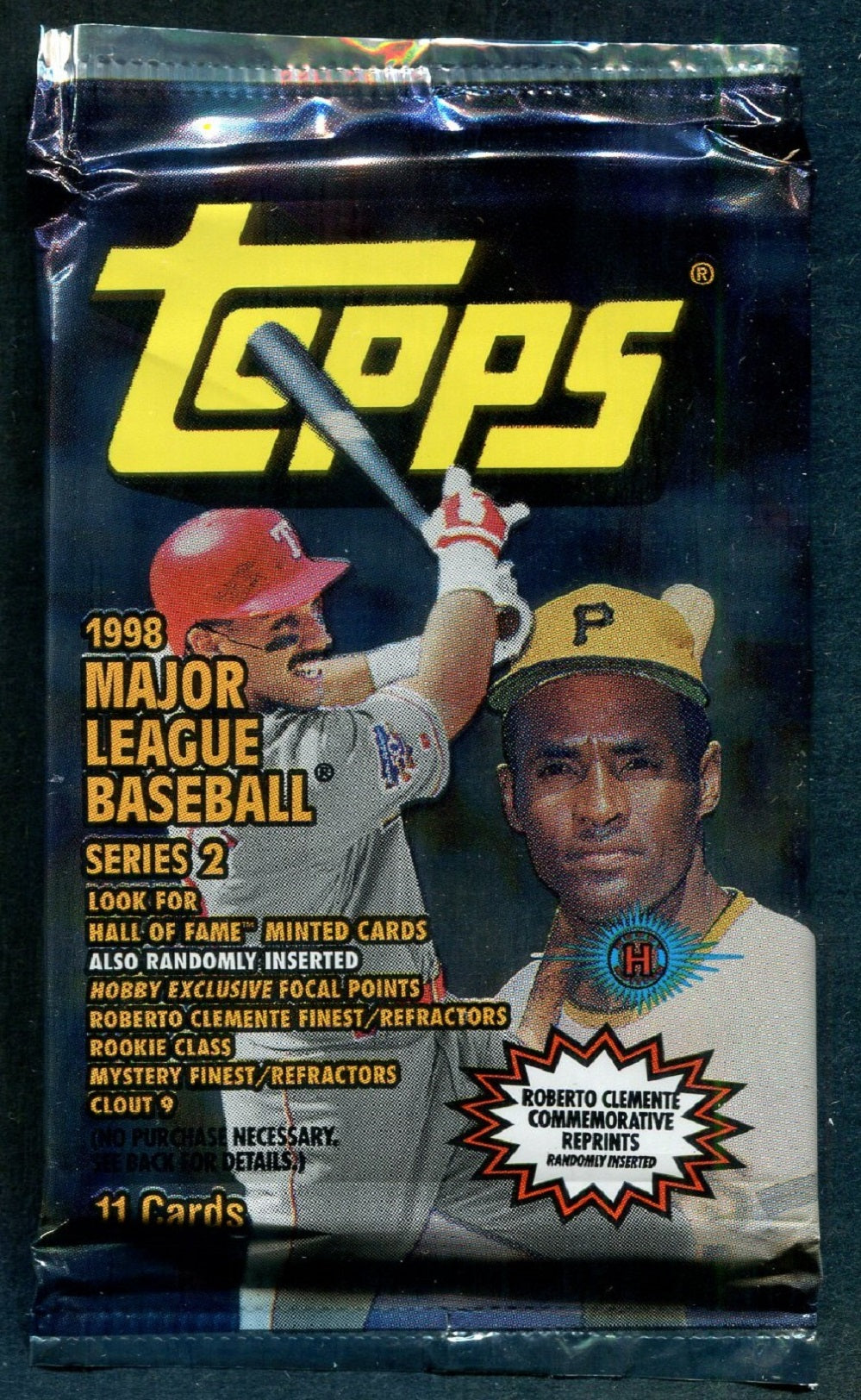 1998 Topps Baseball Unopened Series 2 Pack (Hobby) (11) (PS)