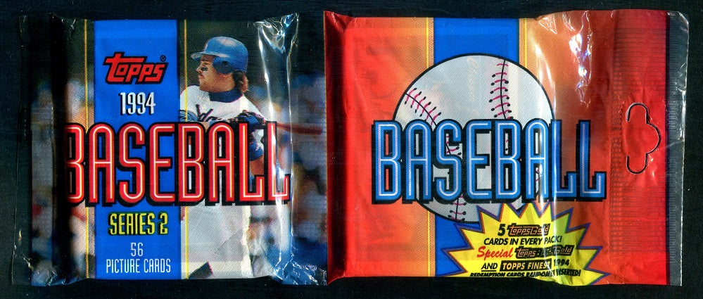 1994 Topps Baseball Unopened Series 2 Jumbo Pack (56)