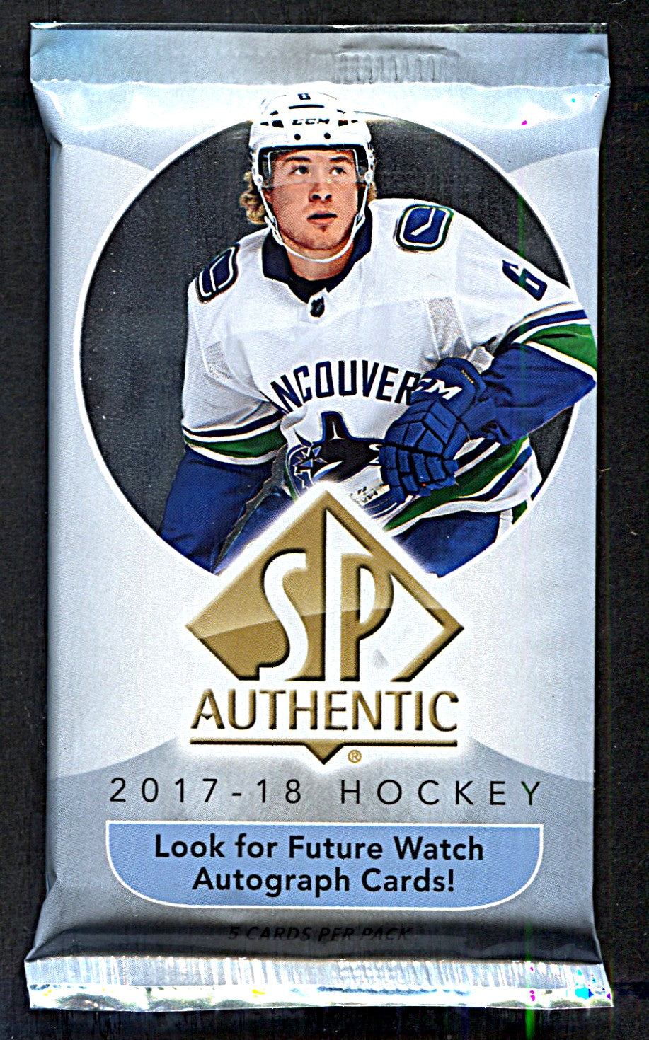 2017/18 Upper Deck SP Authentic Hockey Unopened Pack (Hobby) (5)