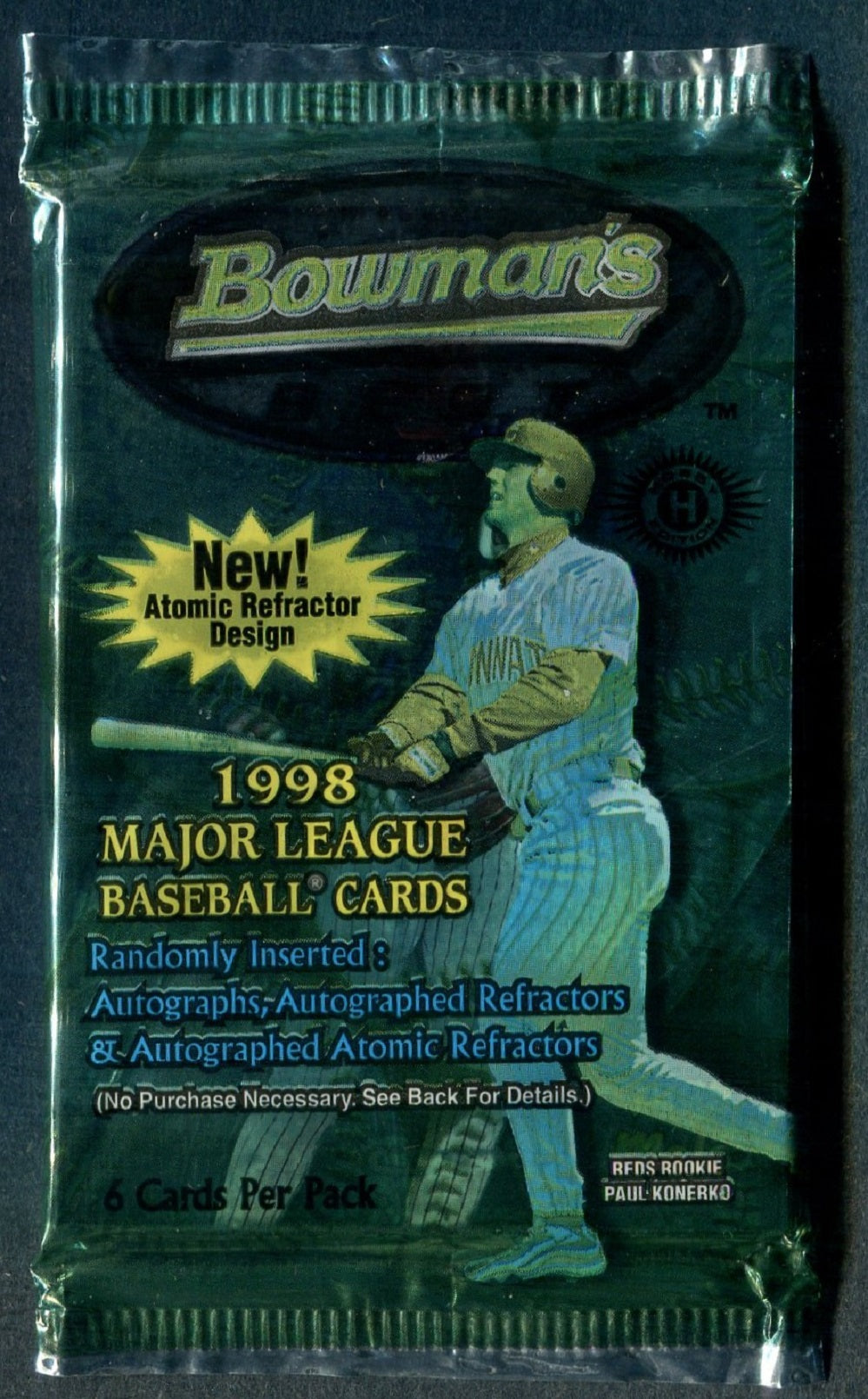 1998 Bowman's Best Baseball Unopened Pack (Hobby) (PS) (6)