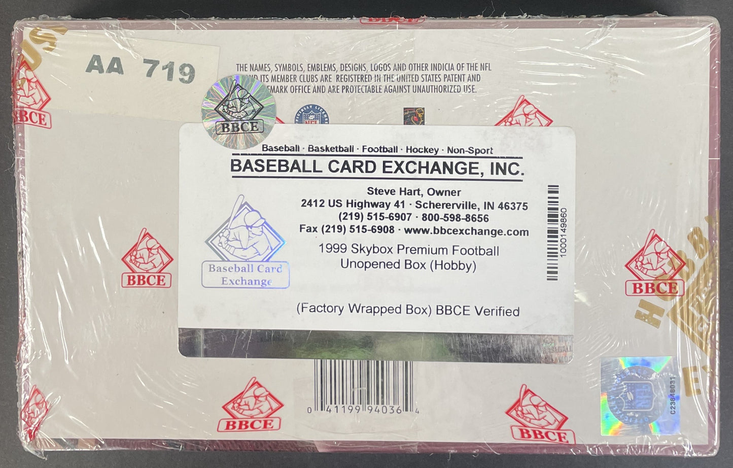 1998 Skybox Premium Football Box (Hobby) (24/8) (BBCE)