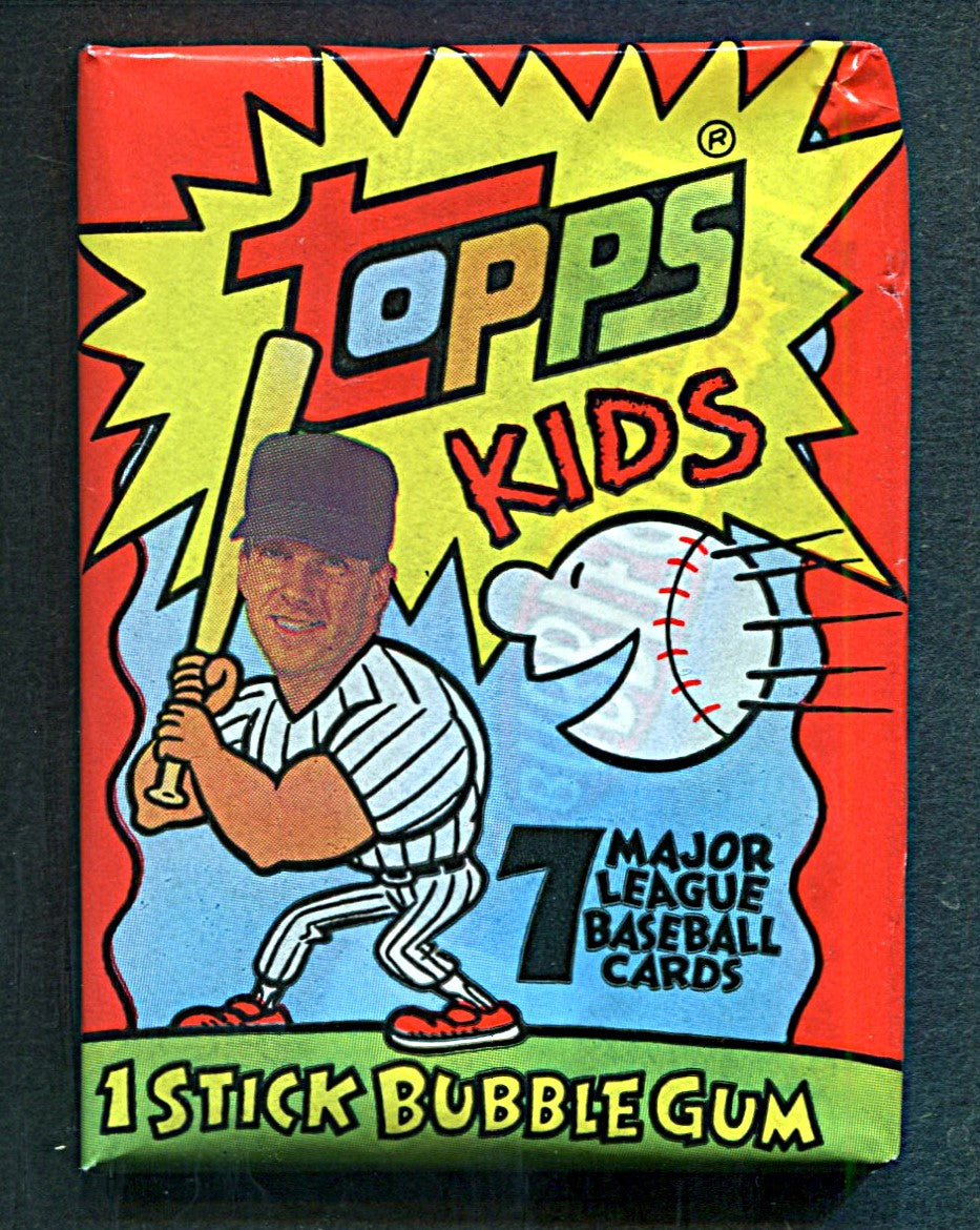 1992 Topps Kids Baseball Unopened Pack (7)