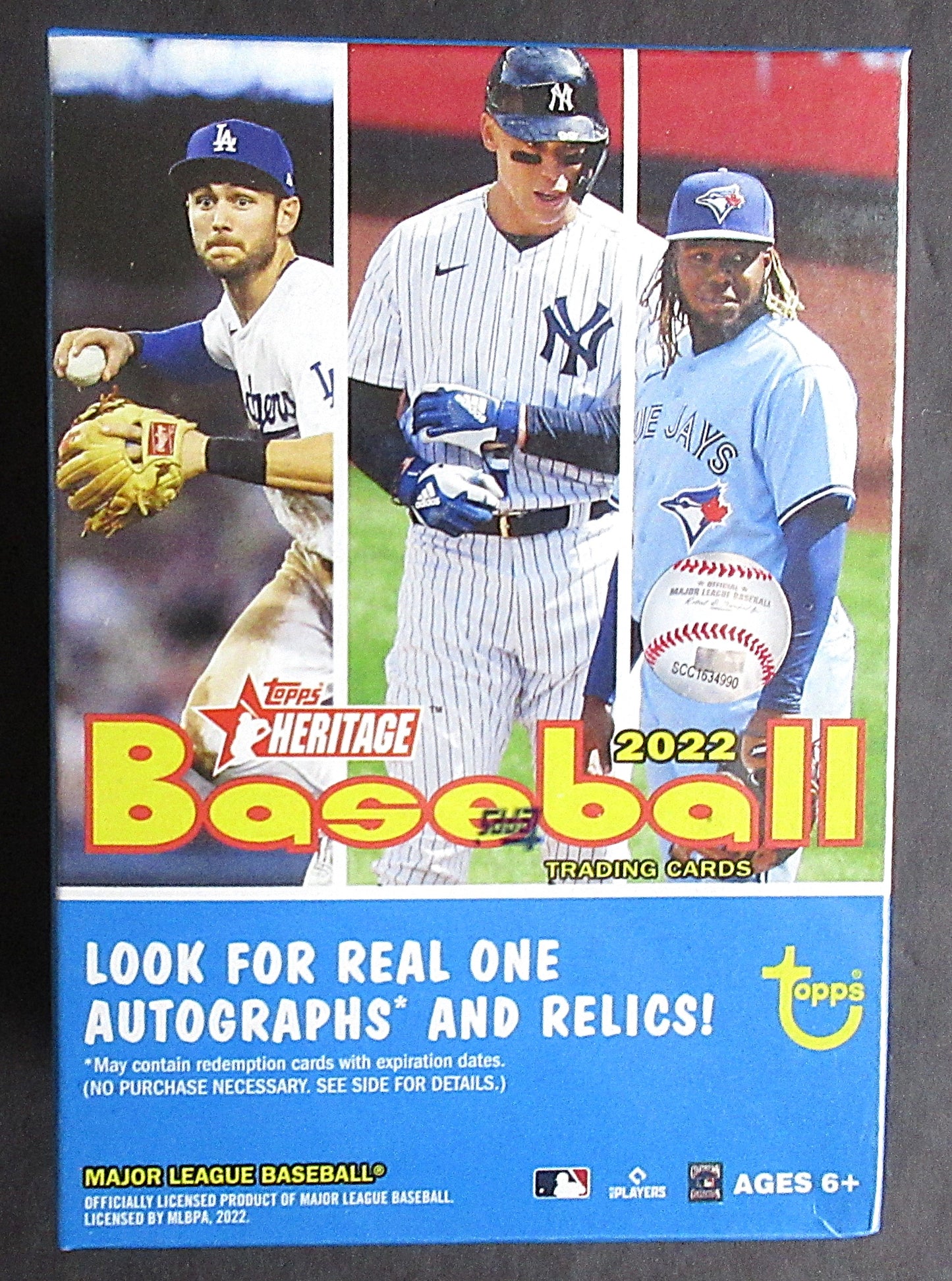 2022 Topps Heritage Baseball Blaster Box (1973 Topps Comics) (8/9)