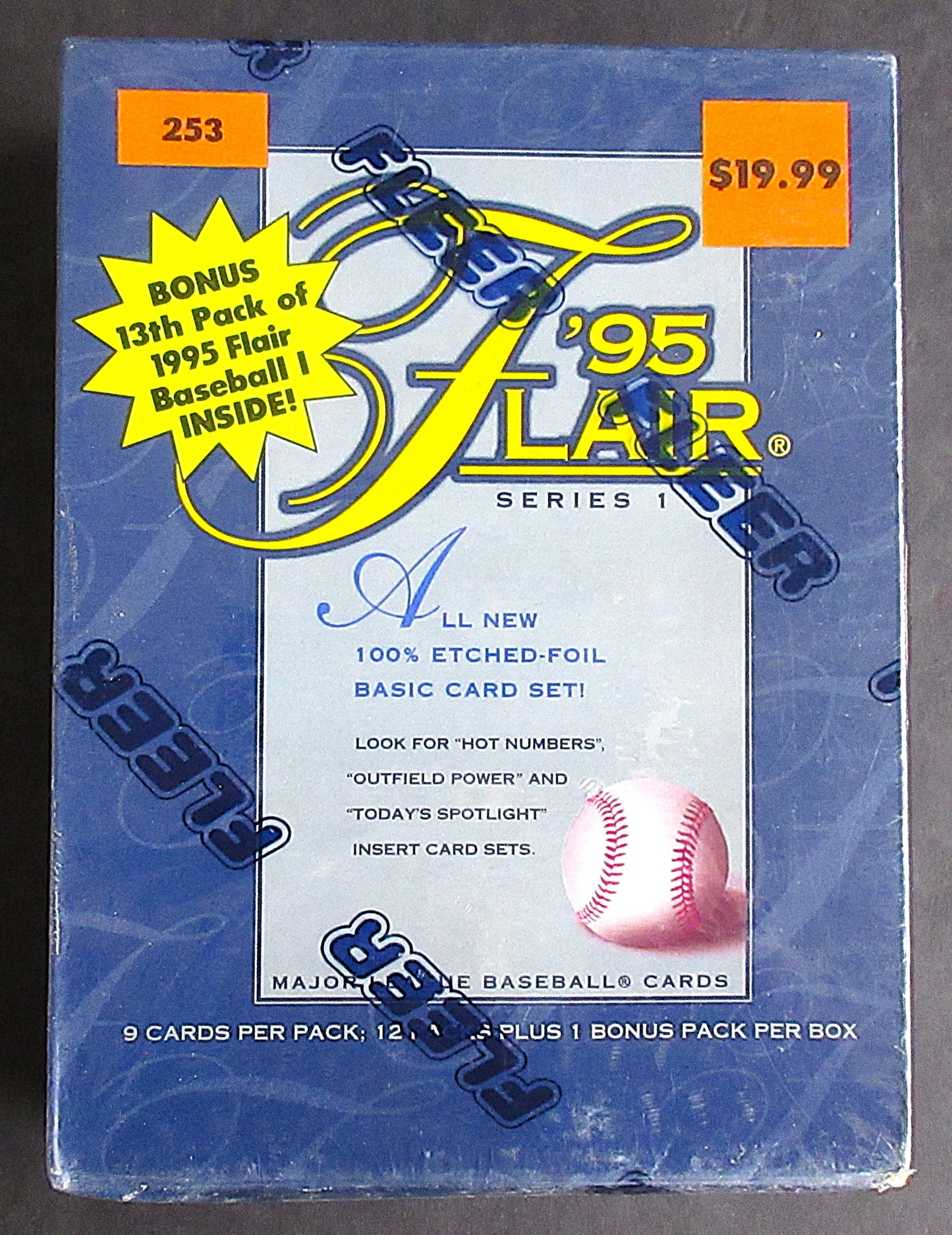 1995 Fleer Flair Baseball Series 1 Blaster Box (10/12)