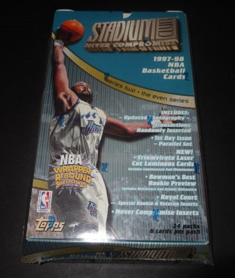 1997/98 Topps Stadium Club Basketball Series 2 Box (Retail)