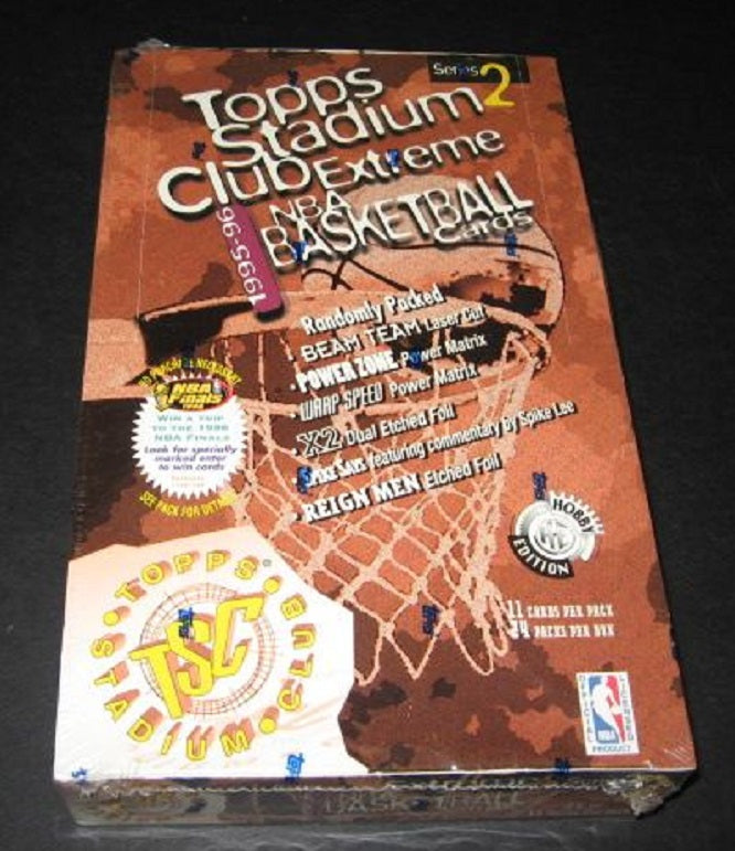 1995/96 Topps Stadium Club Basketball Series 2 Box (Hobby)