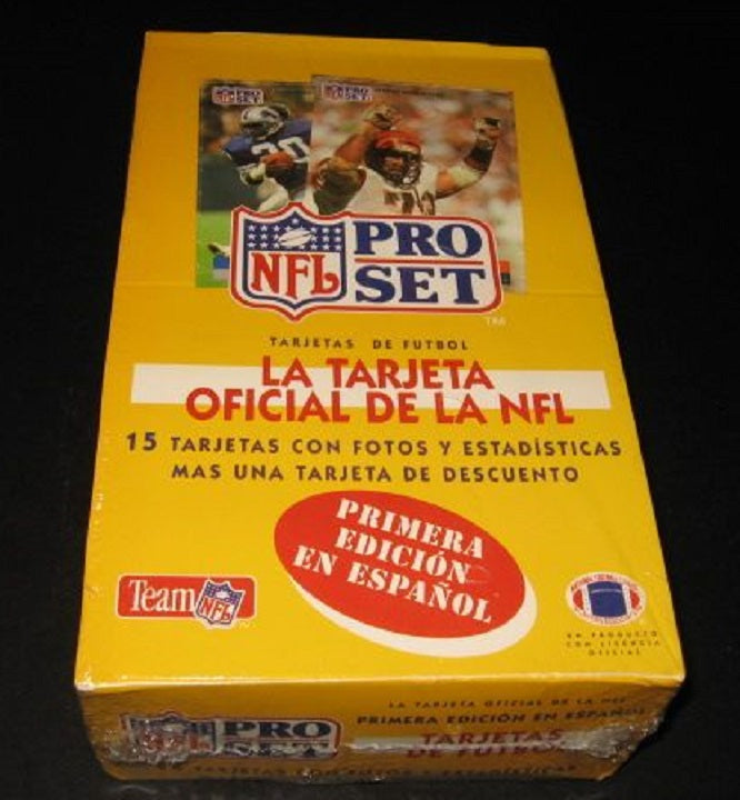1991 Pro Set Football Box (Spanish)