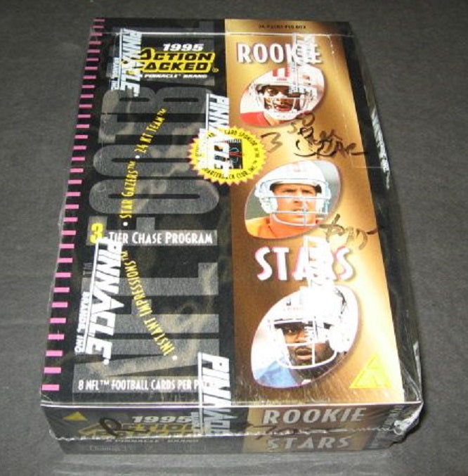 1995 Pinnacle Action Packed Football Rookie & Stars Box (Retail)