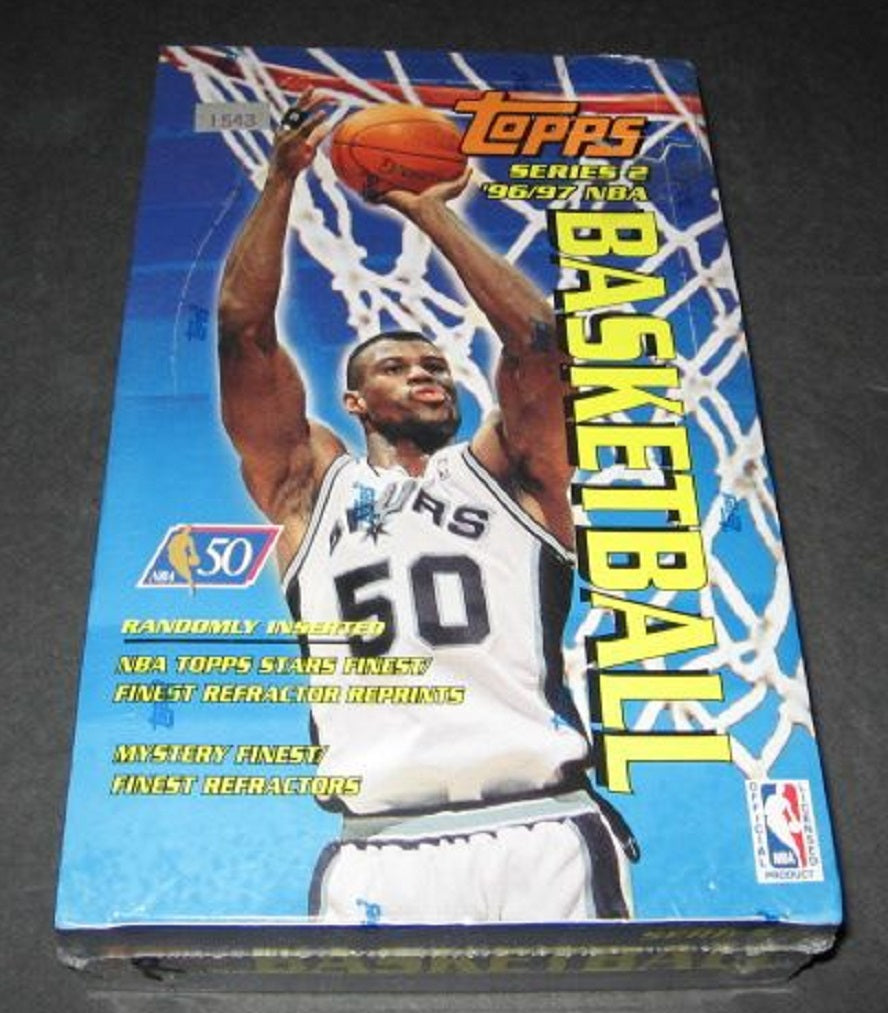 1996/97 Topps Basketball Series 2 Box (Retail) (36/10)